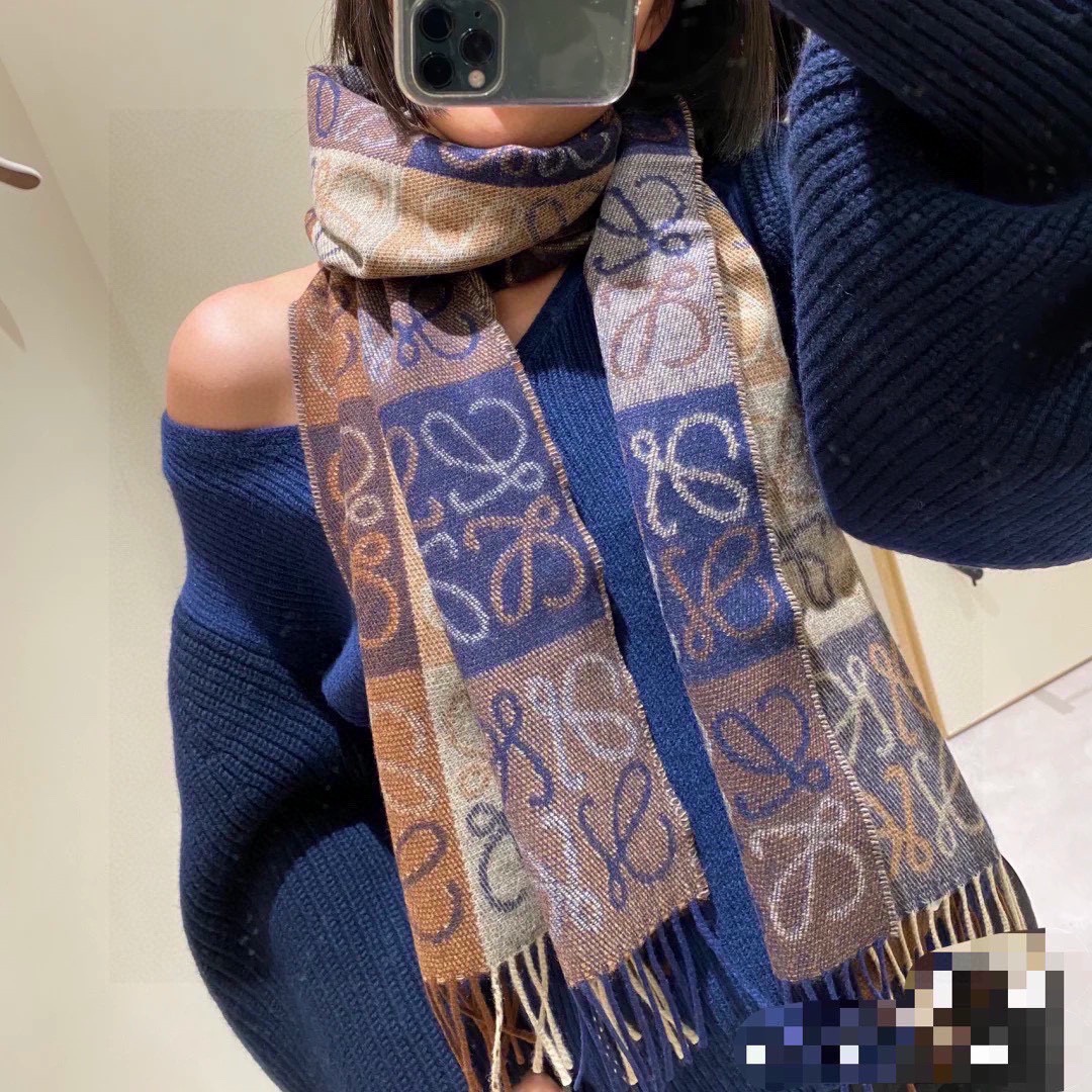 Streetwear Scarf Loewe 328731 SIZE:40x200cm - vstockx
