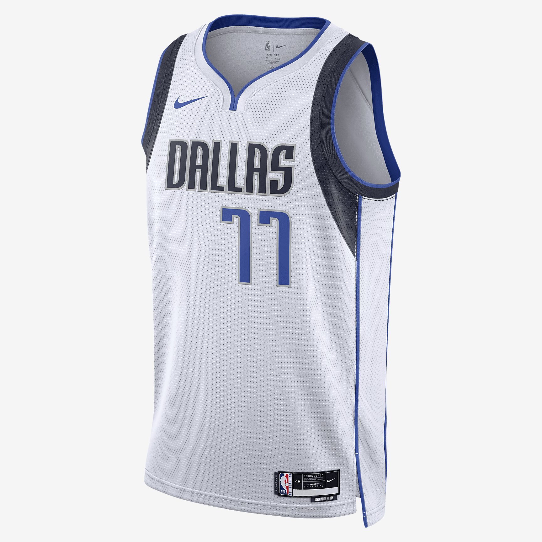 Dallas Mavericks Association Edition 2022/23 Nike Dri-FIT NBA Swingman Jersey - White - vstockx