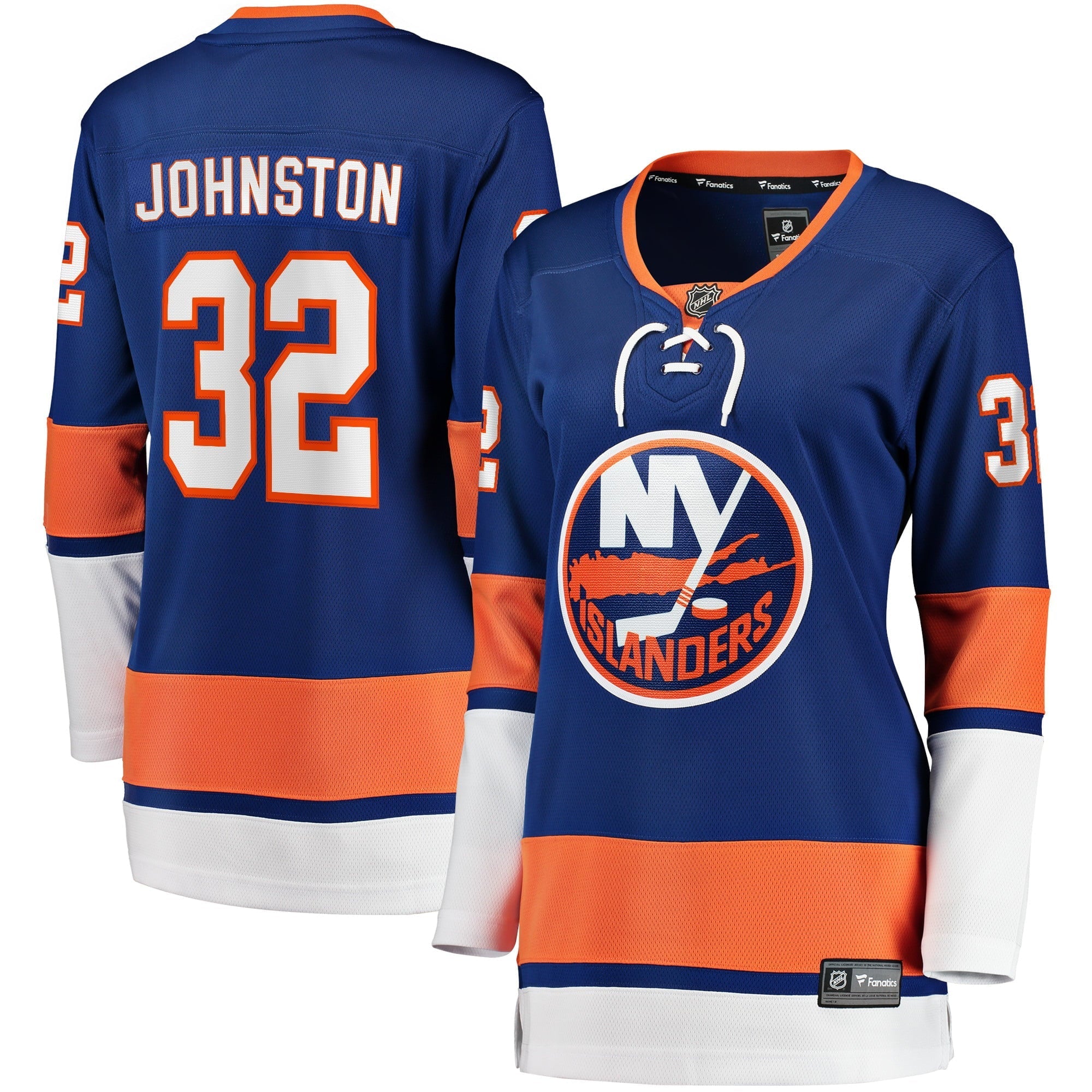 Women's Fanatics Branded Ross Johnston Royal New York Islanders Home Breakaway Player Jersey - vstockx