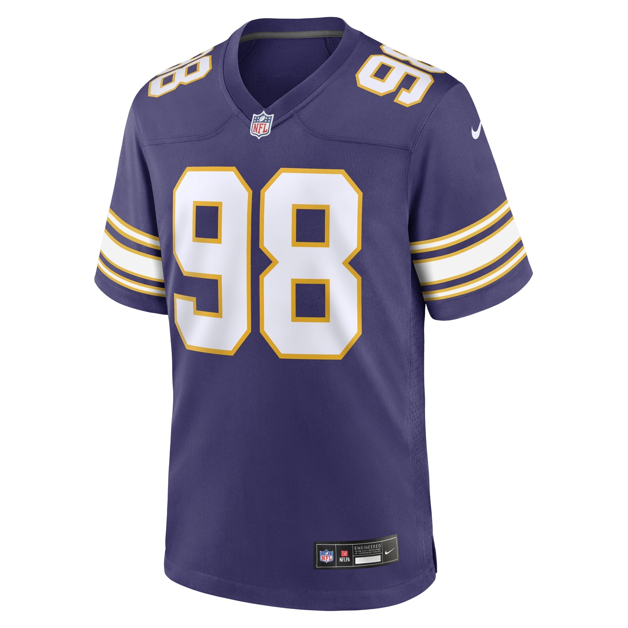 Men's Nike D.J. Wonnum Purple Minnesota Vikings Classic Player Game Jersey - vstockx