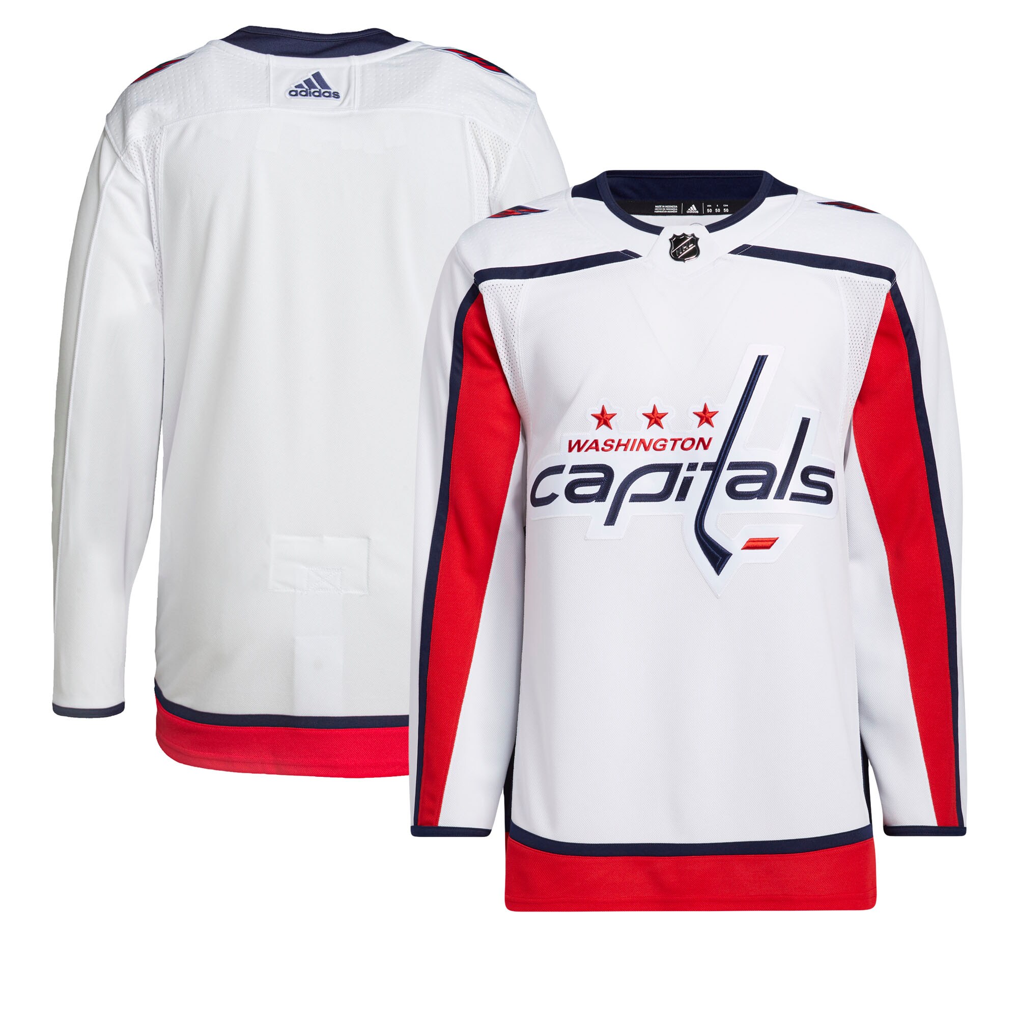 Washington Capitals adidas Away Primegreen Authentic Pro Jersey - White - vstockx