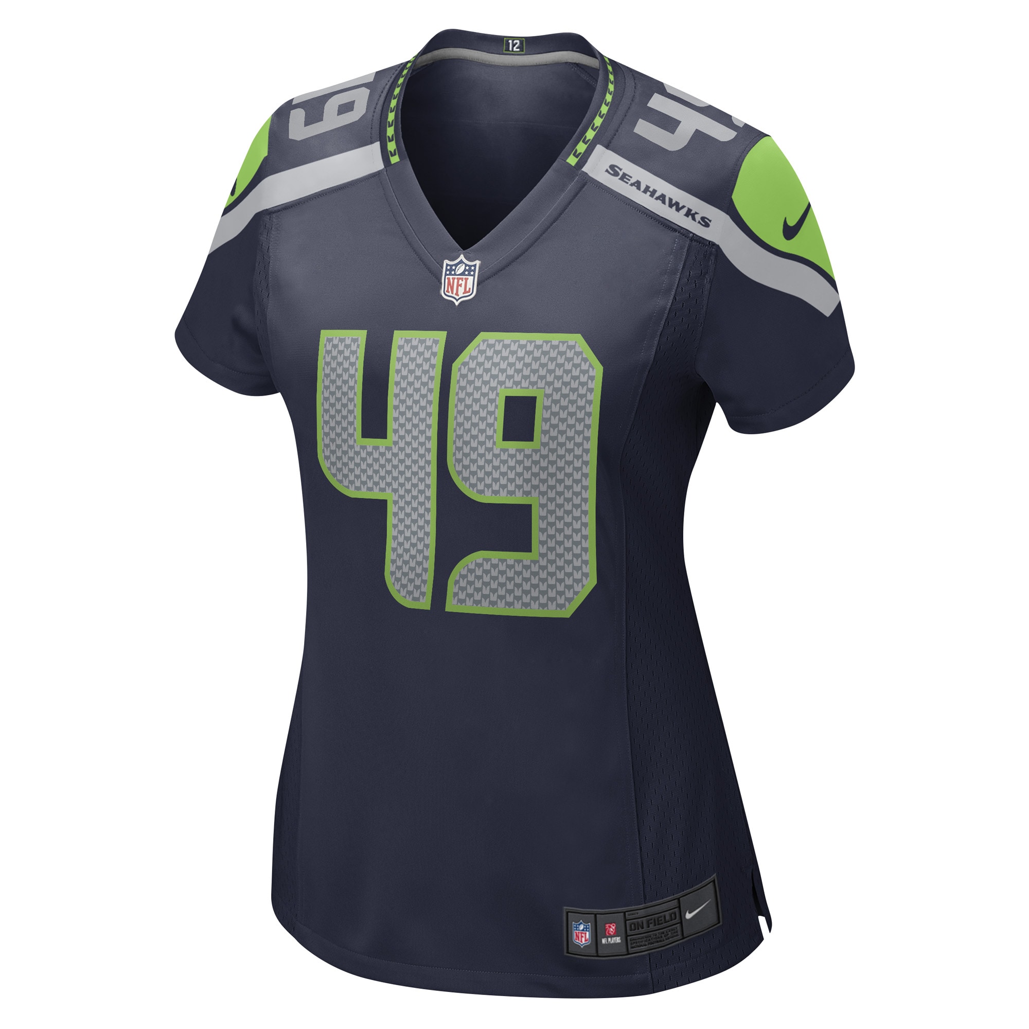 Joshua Onujiogu Seattle Seahawks Nike Women's Game Player Jersey - College Navy - vstockx