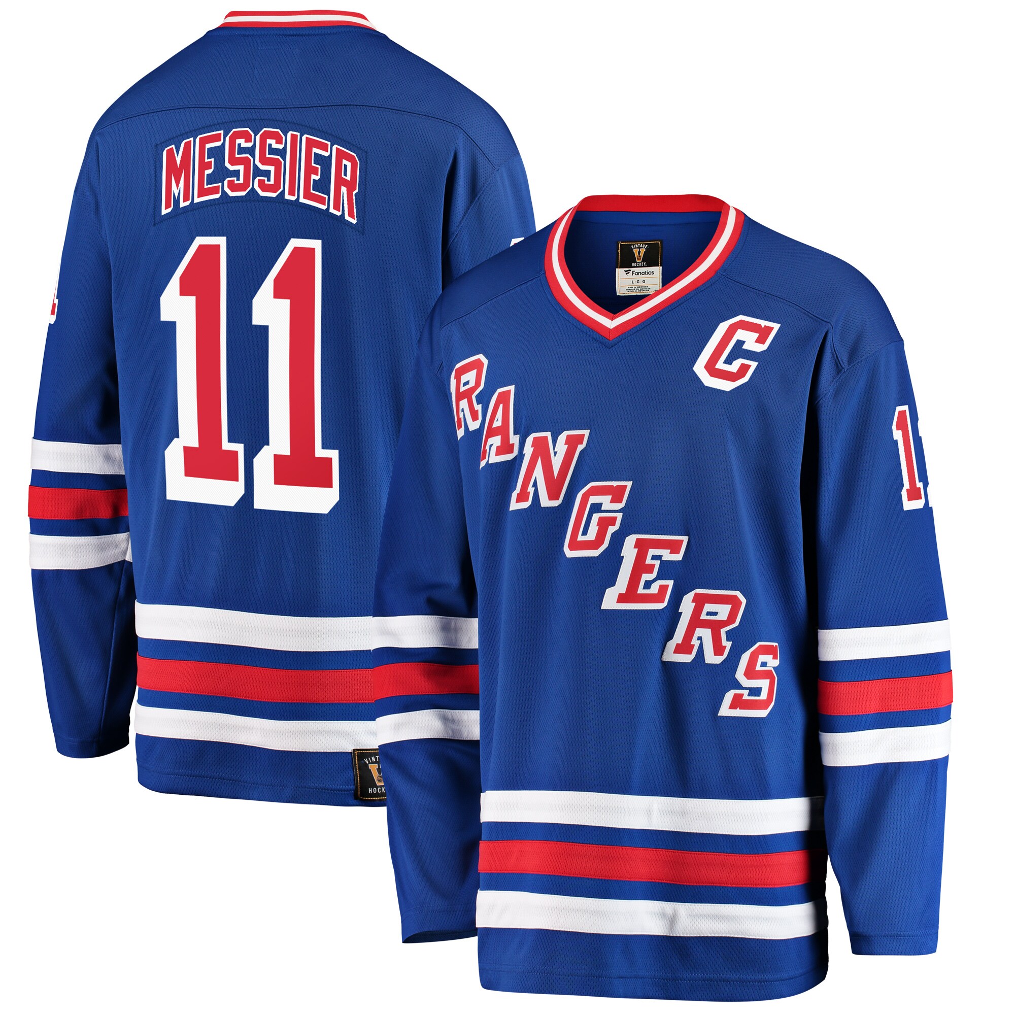 Mark Messier New York Rangers Fanatics Branded Premier Breakaway Retired Player Jersey - Blue - vstockx