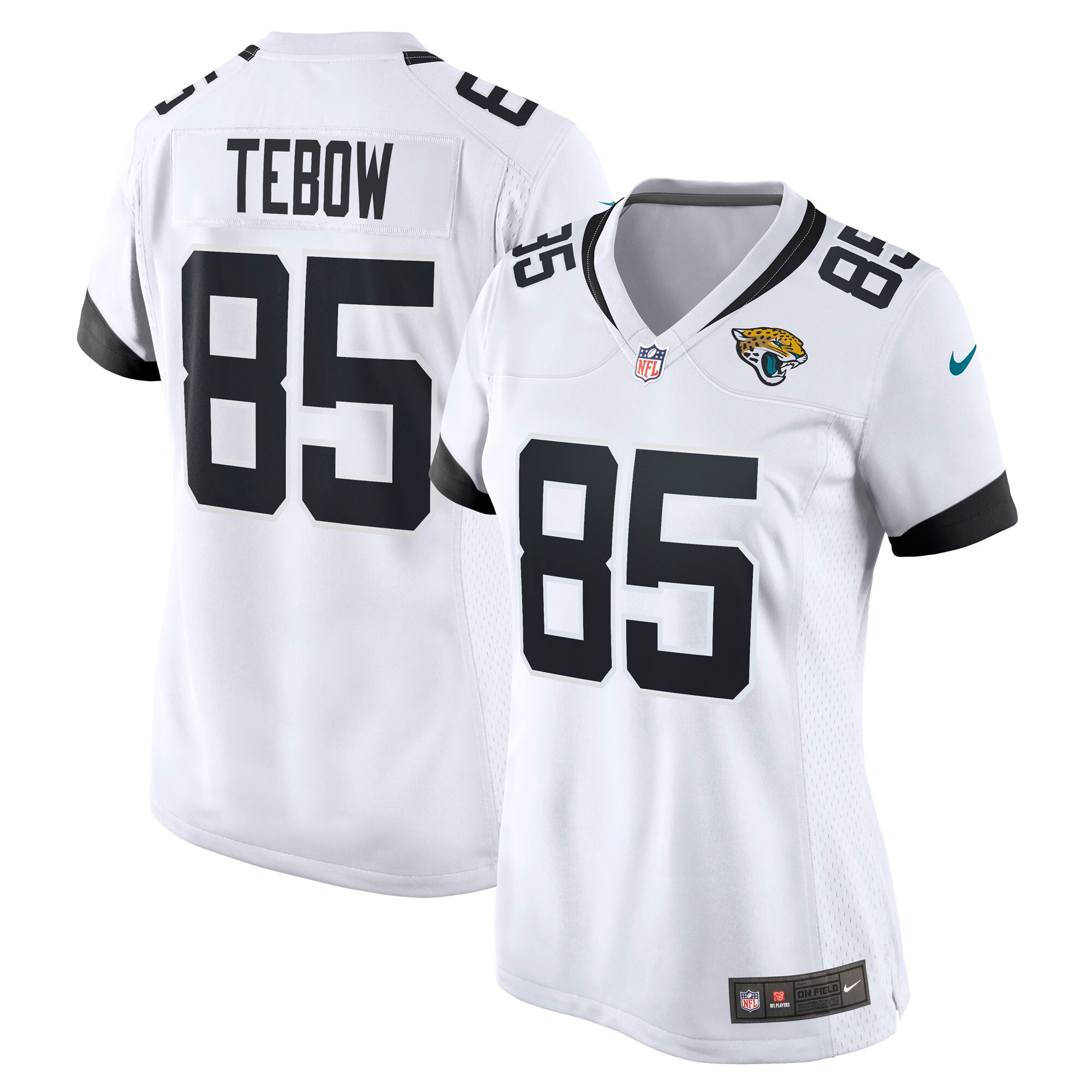 Tim Tebow Jacksonville Jaguars Nike Women's Game Player Jersey - White - vstockx