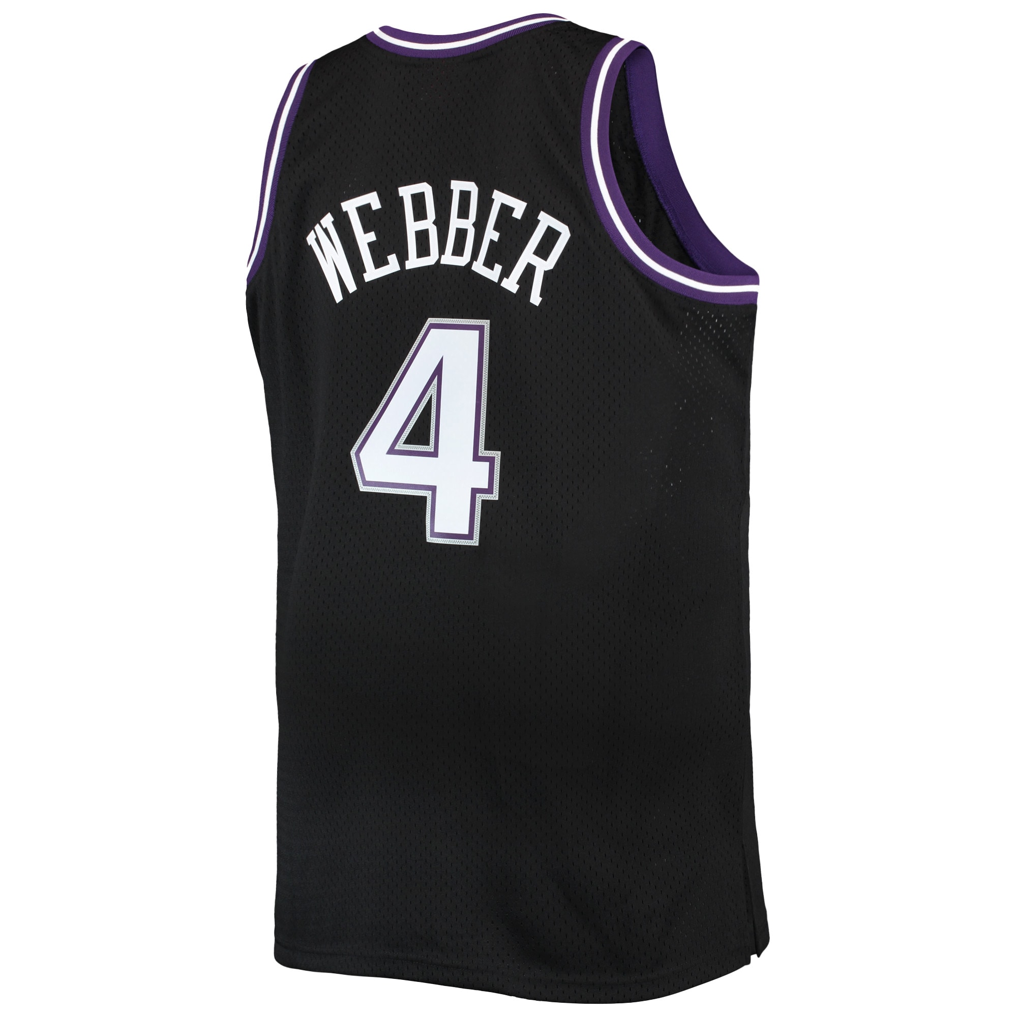 Chris Webber Sacramento Kings Mitchell & Ness Big & Tall 2000-01 Hardwood Classics Swingman Jersey - Black - vstockx