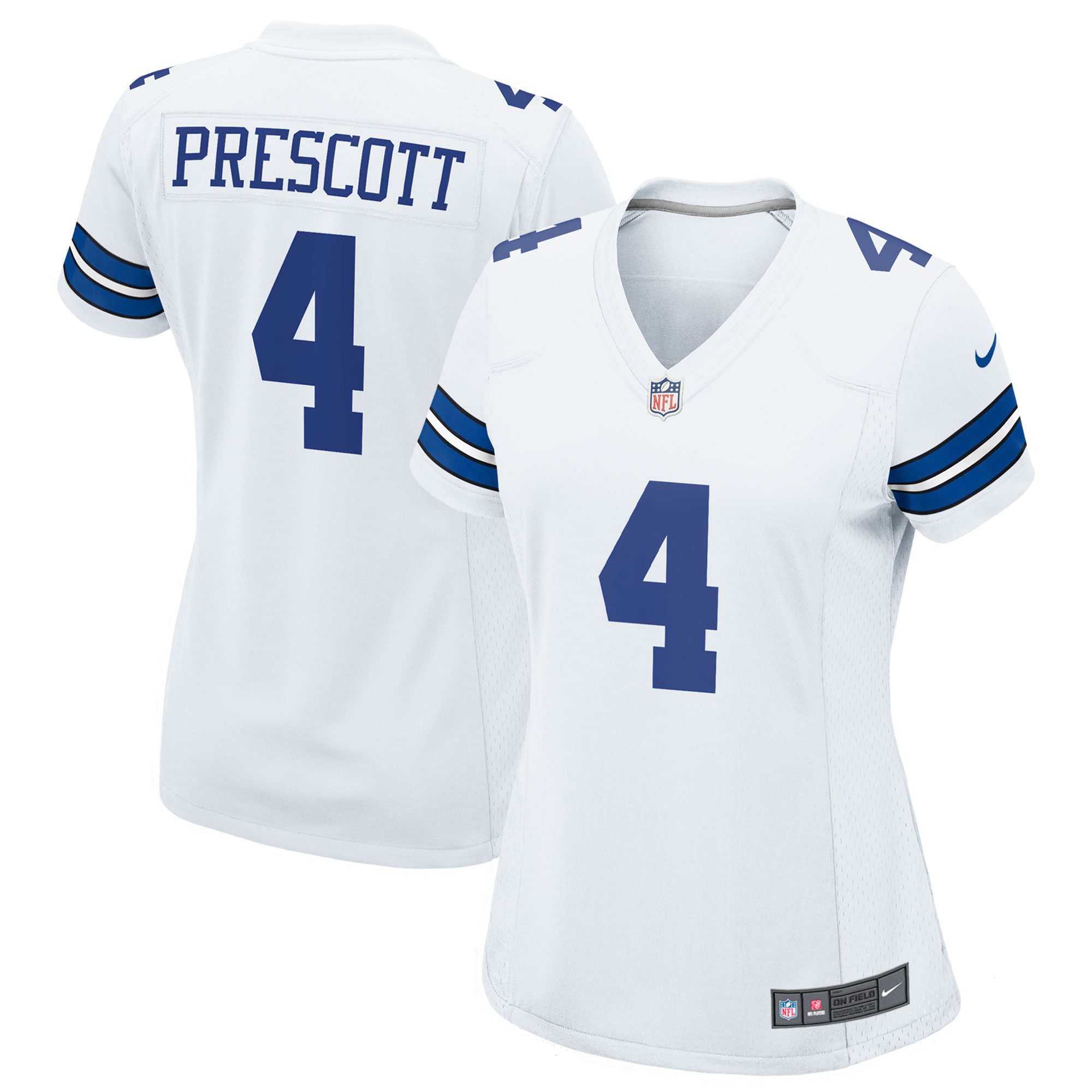 Dak Prescott Dallas Cowboys Nike Women's Team Game Jersey - White - vstockx