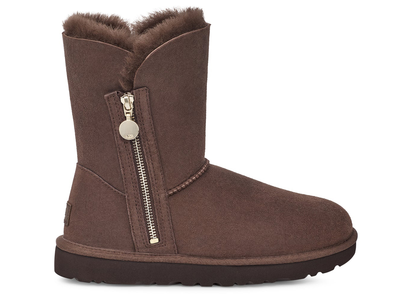 UGG Bailey Zip Short Boot Burnt Cedar (Women's) - vstockx