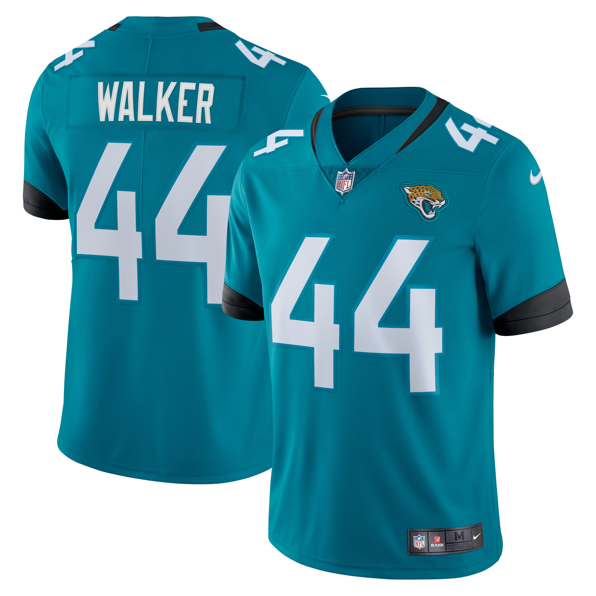 Travon Walker Jacksonville Jaguars Nike Team Logo Vapor Limited Jersey - Teal - vstockx