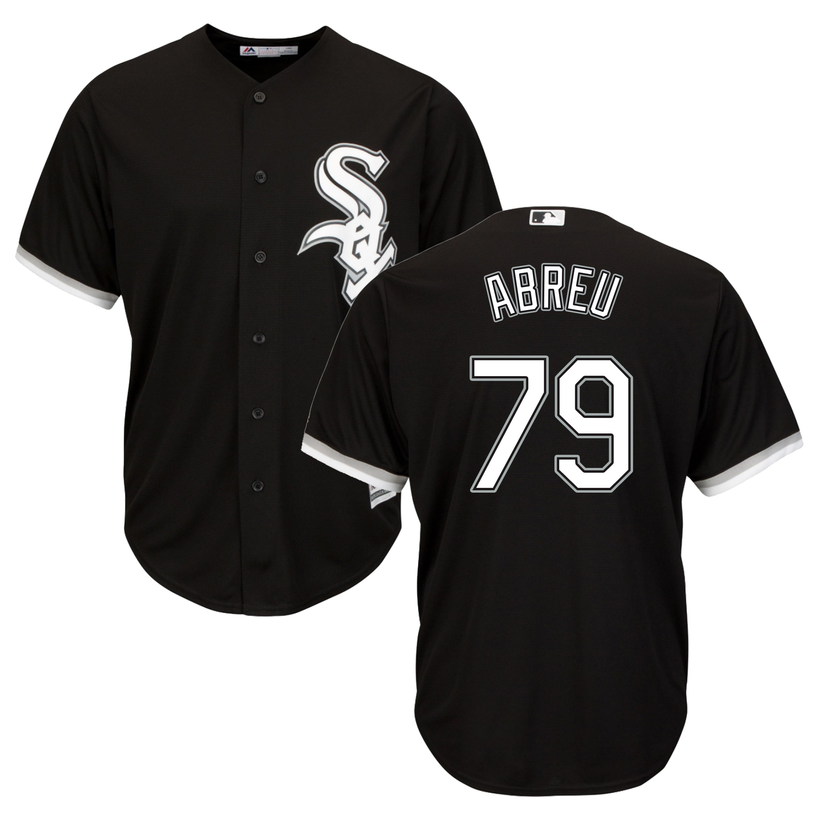 Jose Abreu Chicago White Sox Black Alternate Replica Men's Jersey - vstockx
