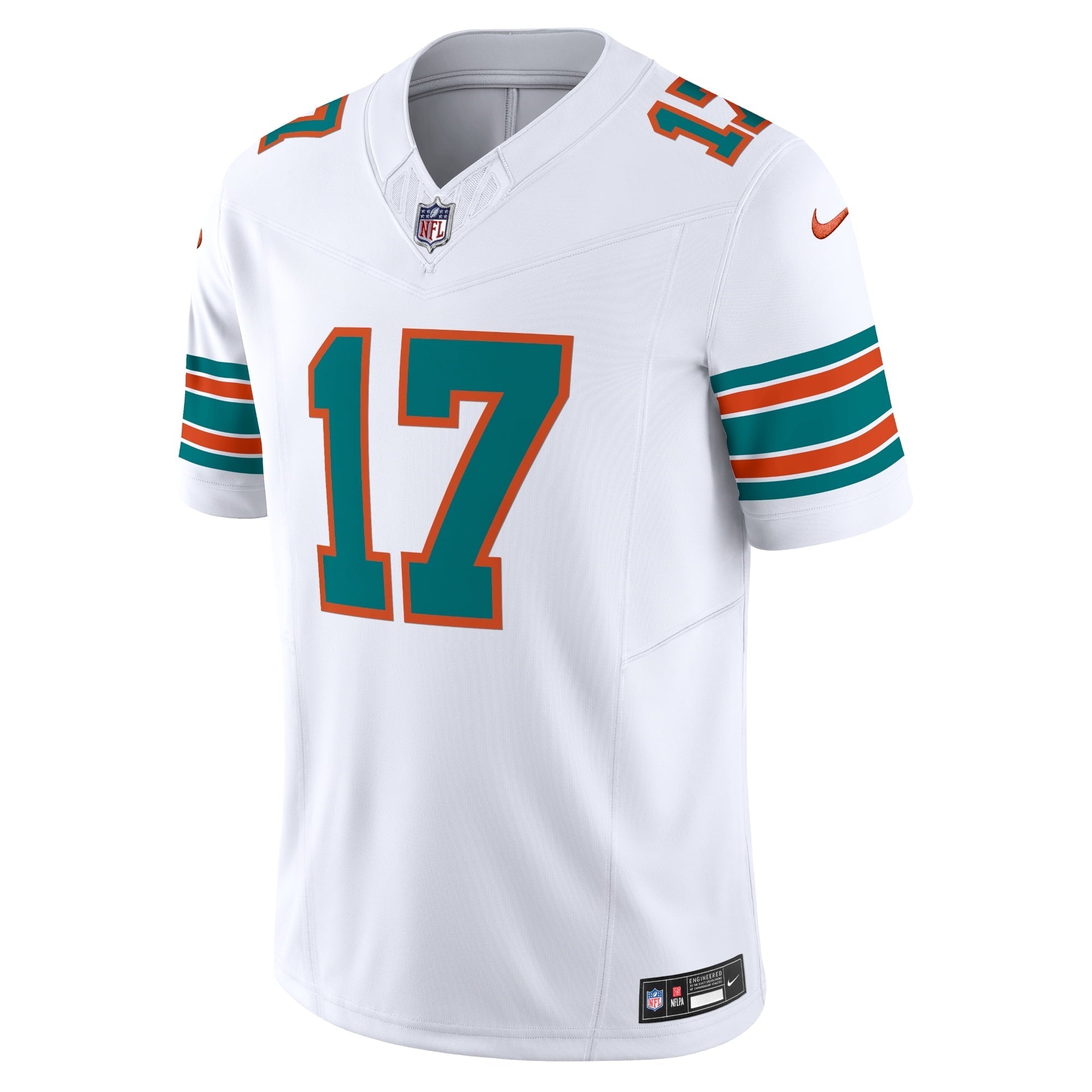 Men's Nike Jaylen Waddle White Miami Dolphins Alternate Vapor F.U.S.E. Limited Jersey - vstockx