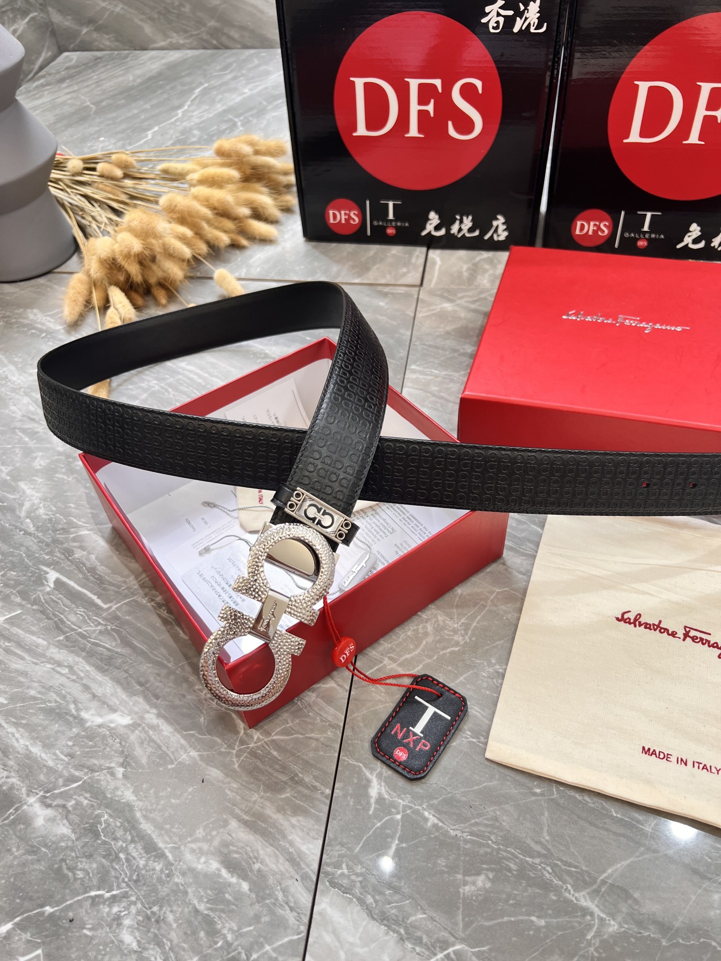 Streetwear Belt Ferragamo 319858 size:3.5cm - vstockx