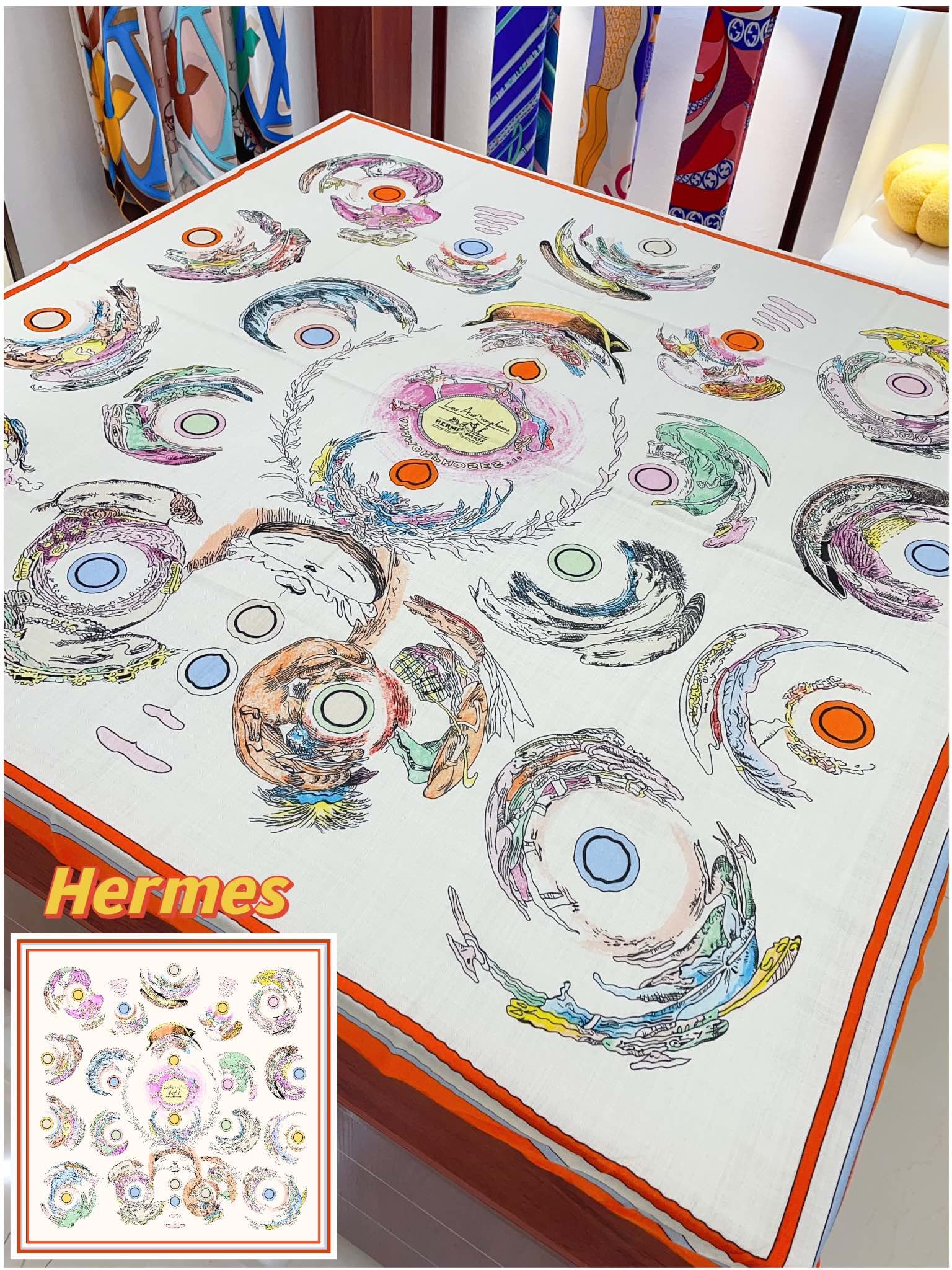 Streetwear Scarf Hermes 328807 size:140cm*140cm - vstockx