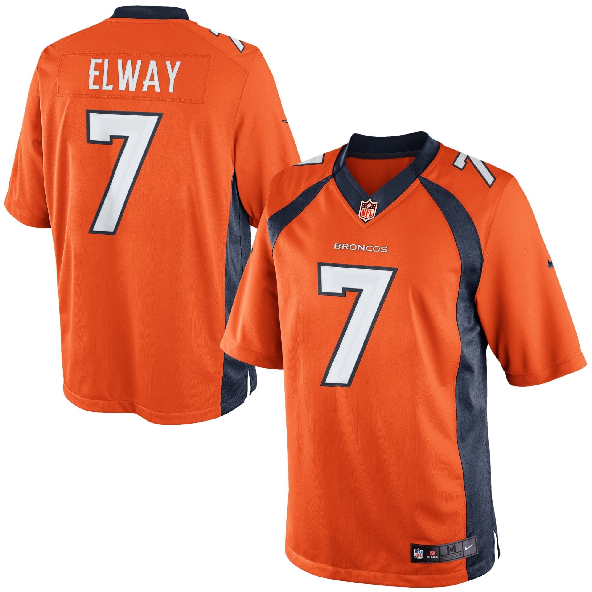Mens Nike John Elway Orange Denver Broncos Retired Player Limited Jersey - vstockx
