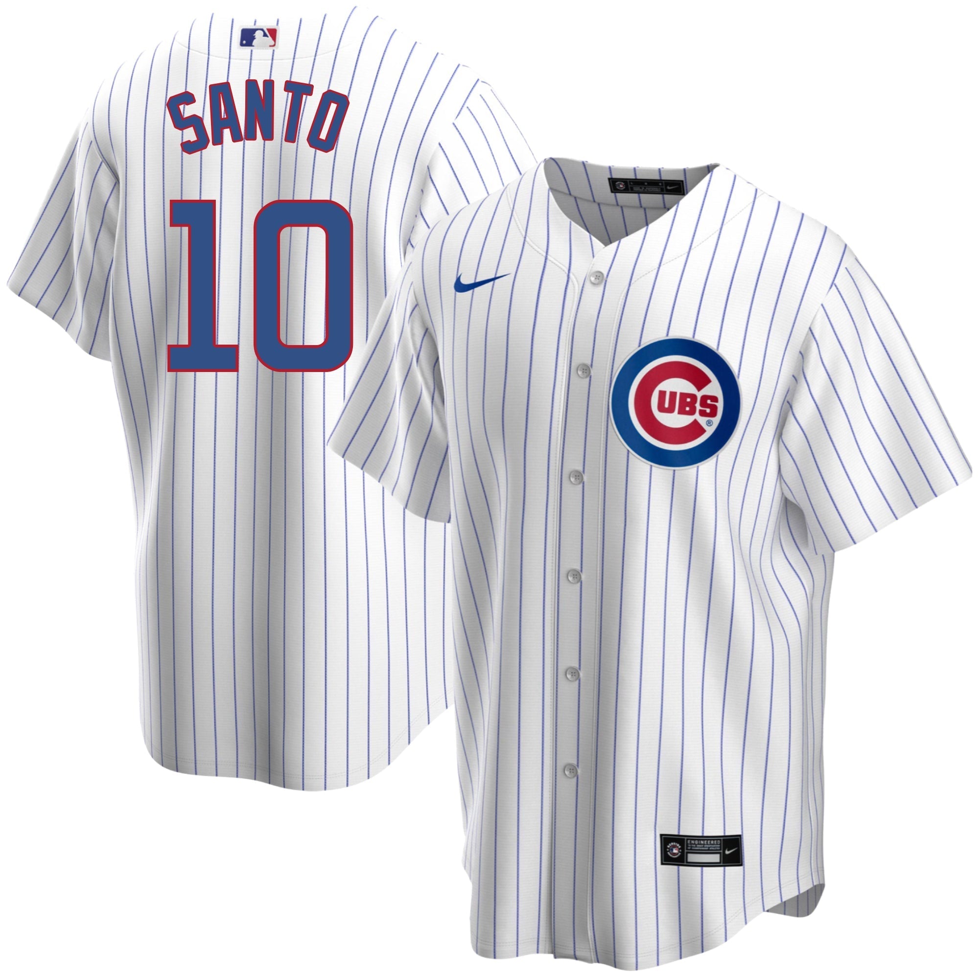 Ron Santo Chicago Cubs Home Pinstripe Men's Replica Jersey - vstockx