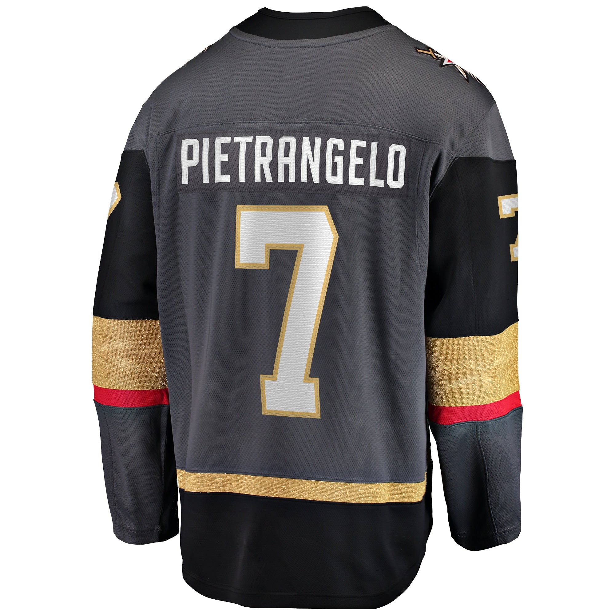 Men's Fanatics Branded Alex Pietrangelo Gray Vegas Golden Knights Alternate Premier Breakaway Player Jersey - vstockx