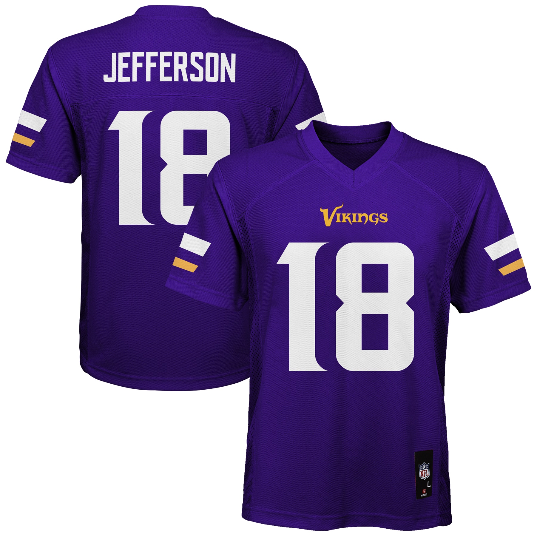 Justin Jefferson Minnesota Vikings Nike Youth Game Jersey - Purple - vstockx