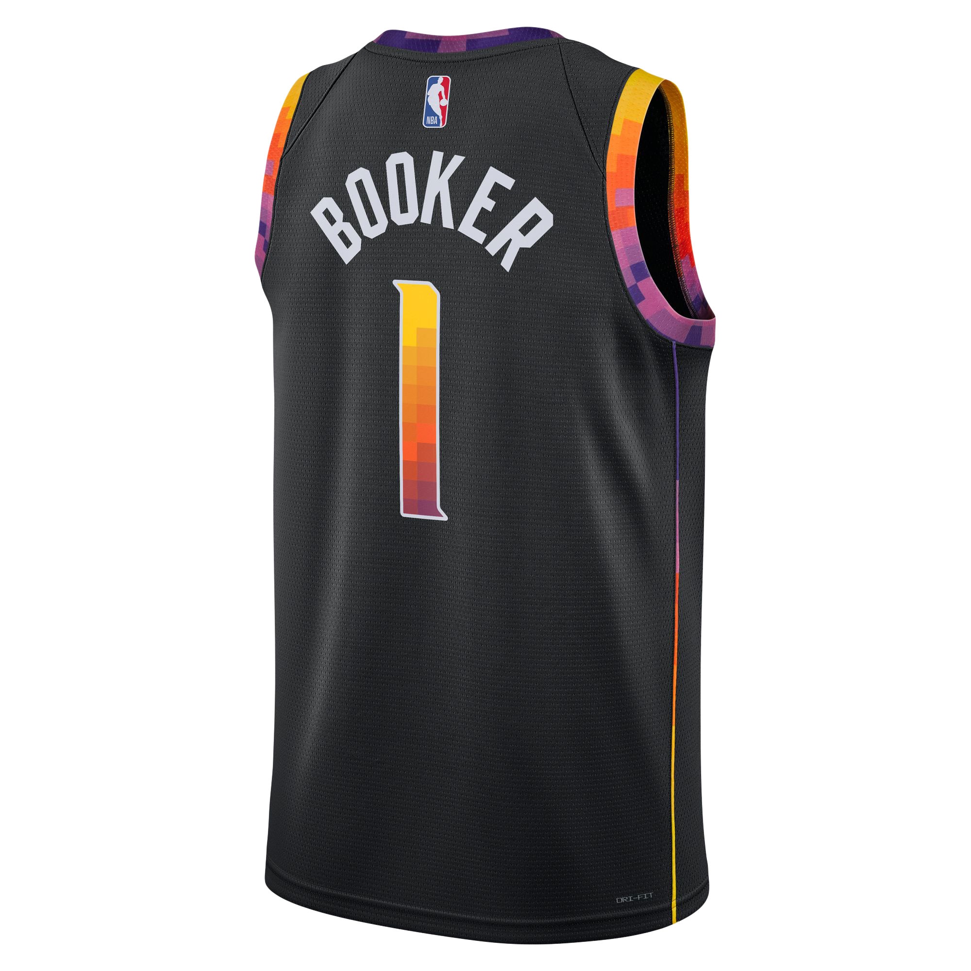 Devin Booker Phoenix Suns Jordans Brand Unisex Swingman Jersey - Statement Edition - Black - vstockx