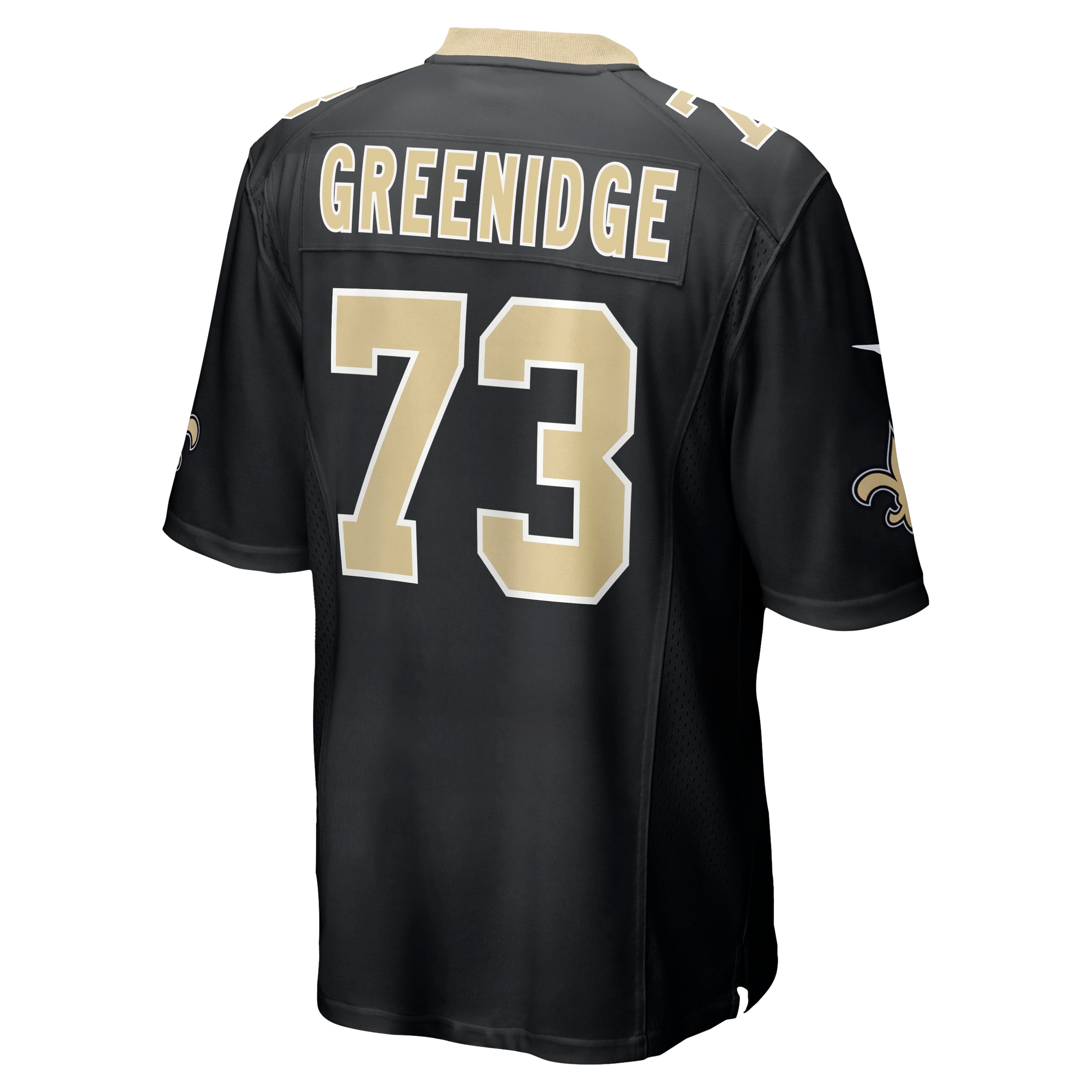 Men's Nike Ethan Greenidge Black New Orleans Saints Game Jersey - vstockx