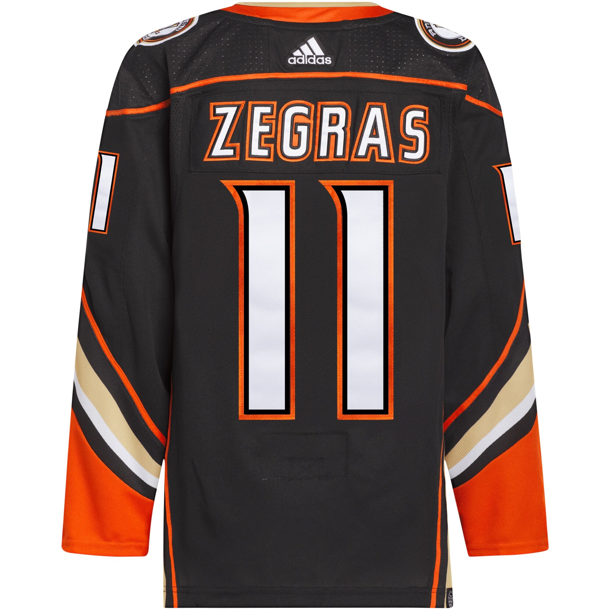 Trevor Zegras Anaheim Ducks adidas Home Primegreen Authentic Pro Player Jersey - Black - vstockx