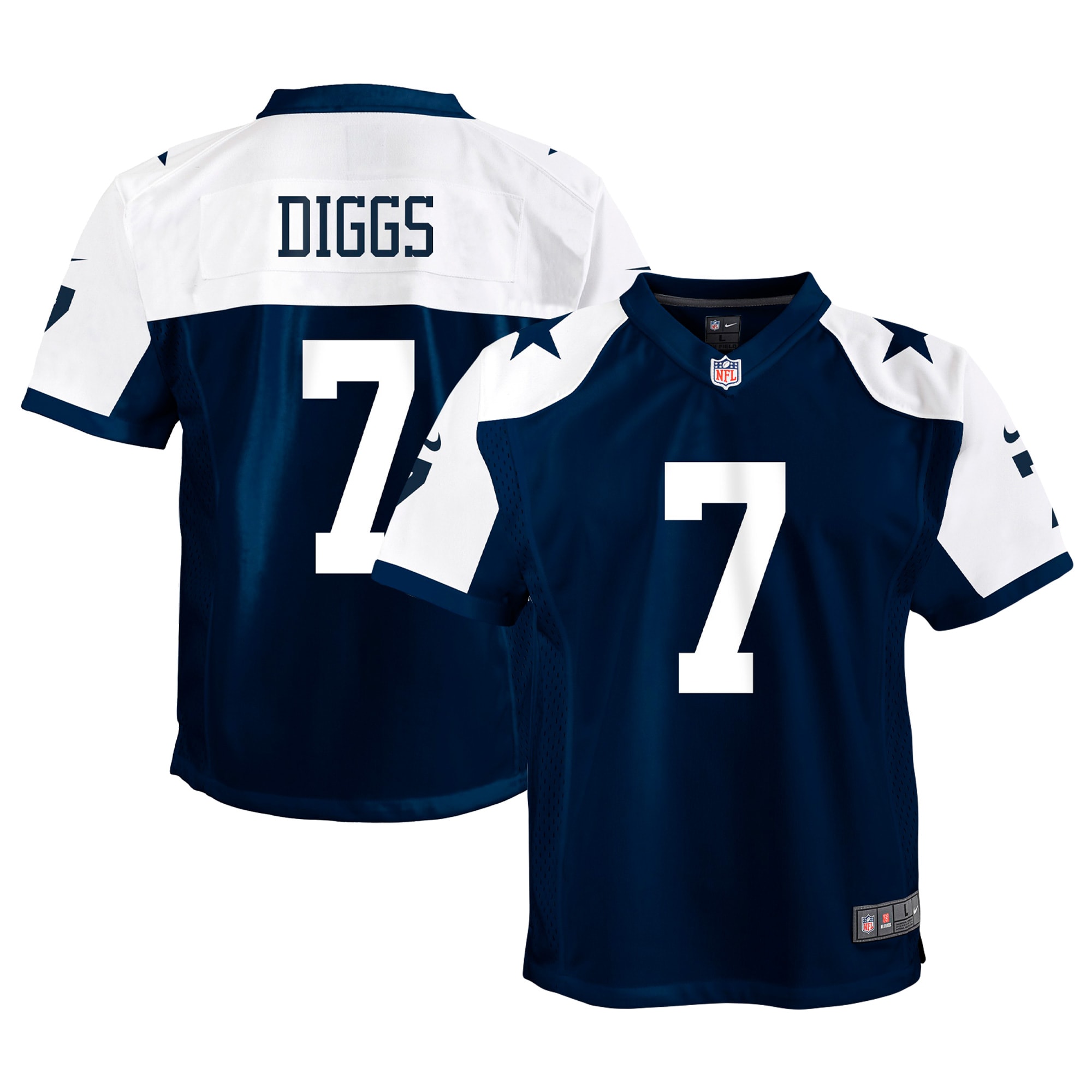 Trevon Diggs Dallas Cowboys Nike Youth Alternate Game Jersey - Navy - vstockx