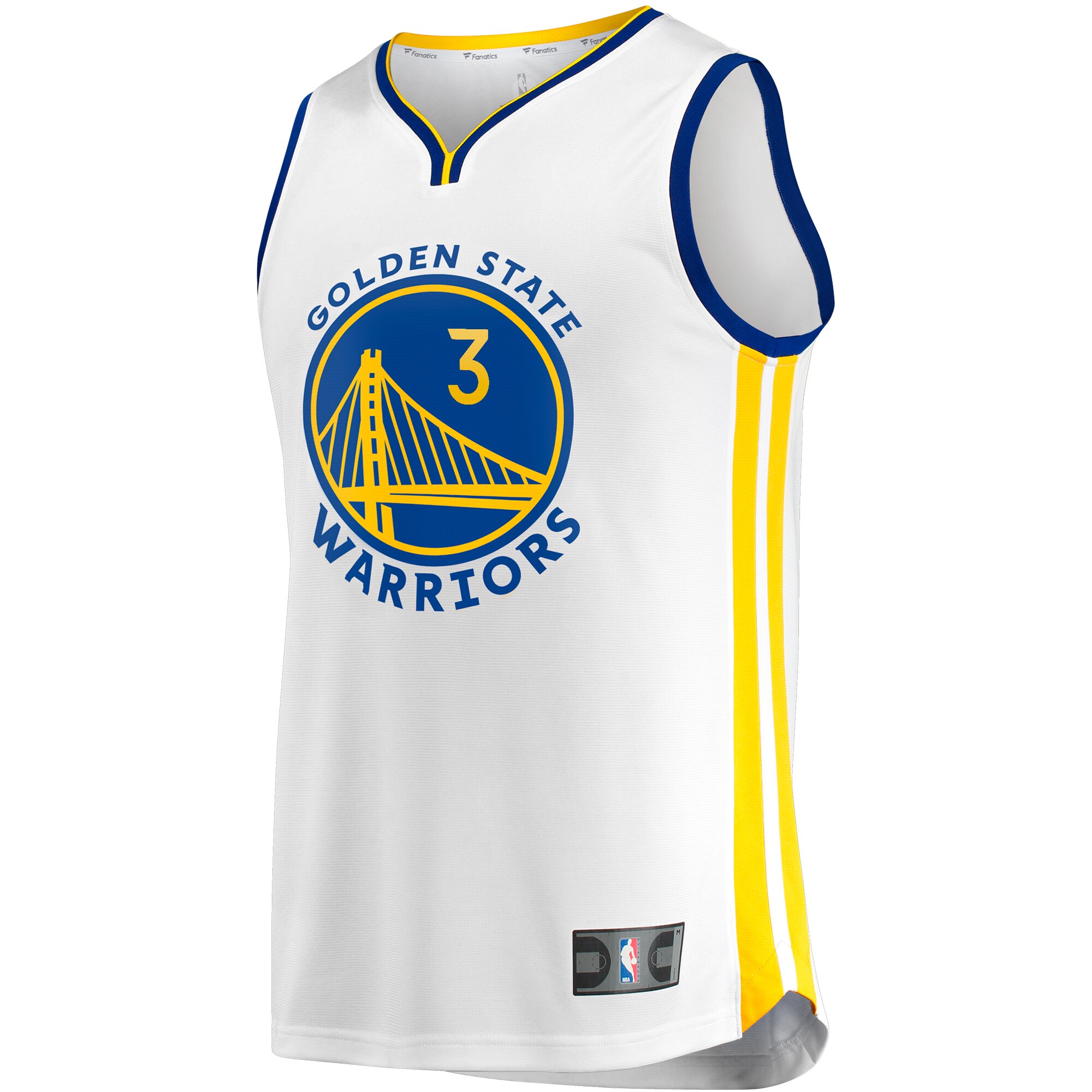 Chris Paul Golden State Warriors Fanatics Branded Youth Fast Break Player Jersey - Association Edition - White - vstockx