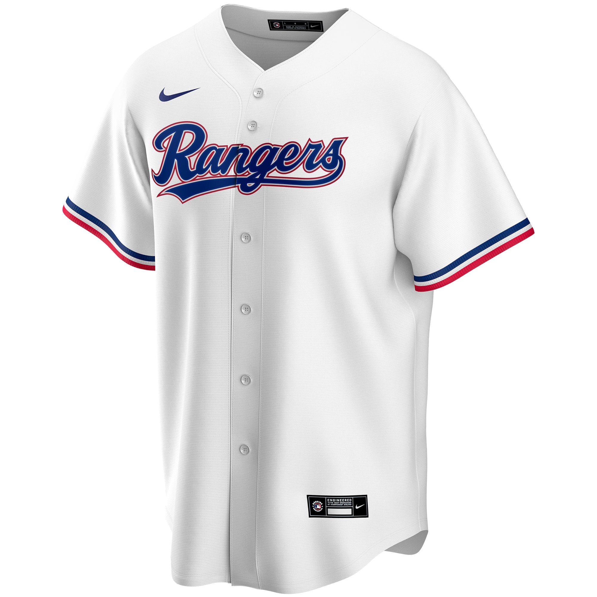 Texas Rangers Nike Home Pick-A-Player Retired Roster Replica Jersey - White - vstockx