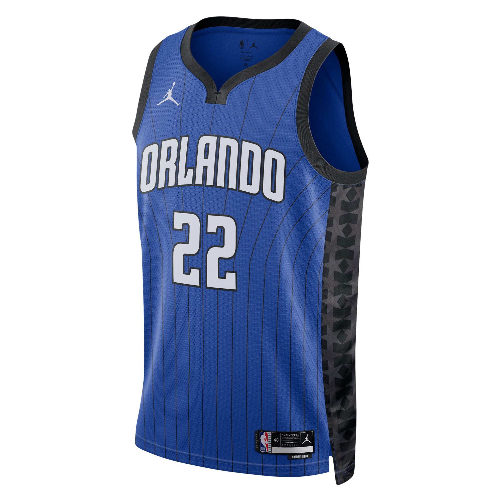 Franz Wagner Orlando Magic Jordans Brand Unisex Swingman Jersey - Statement Edition - Blue - vstockx