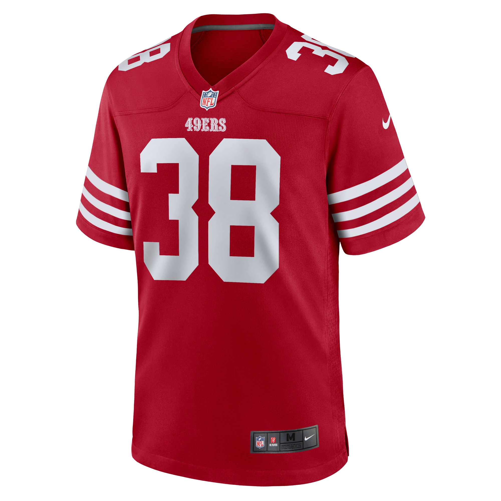 Myles Hartsfield San Francisco 49ers Nike Game Player Jersey - Scarlet - vstockx