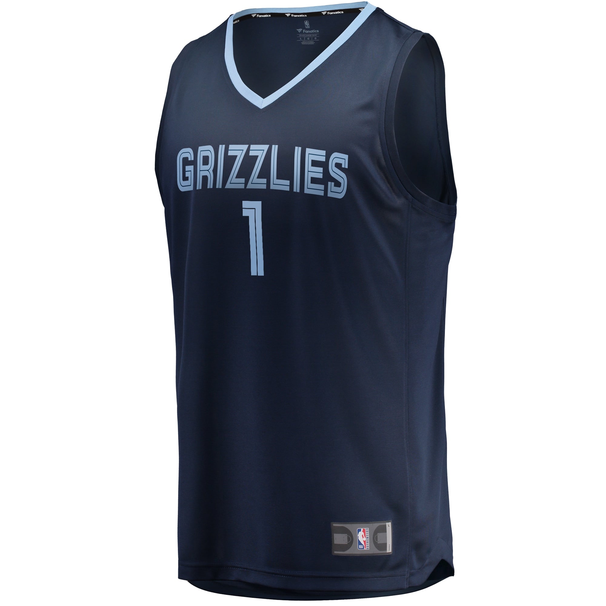 Men's Fanatics Branded Kennedy Chandler Navy Memphis Grizzlies 2022 NBA Draft Second Round Pick Fast Break Replica - vstockx