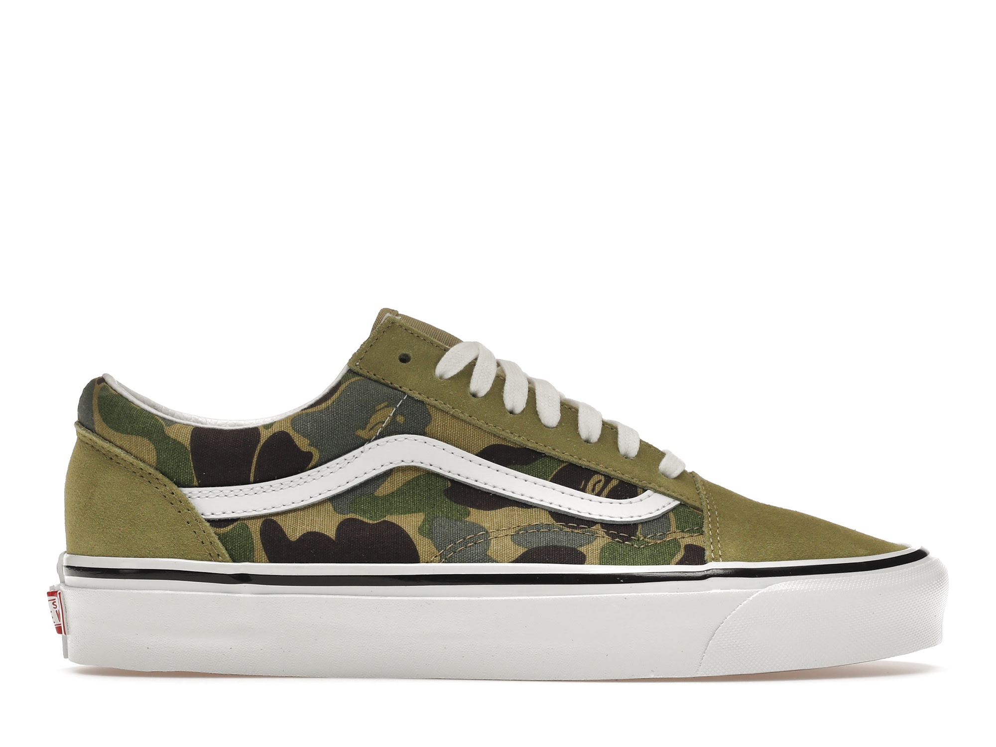 Vans Old Skool 36 DX Bape Green ABC Camo - vstockx