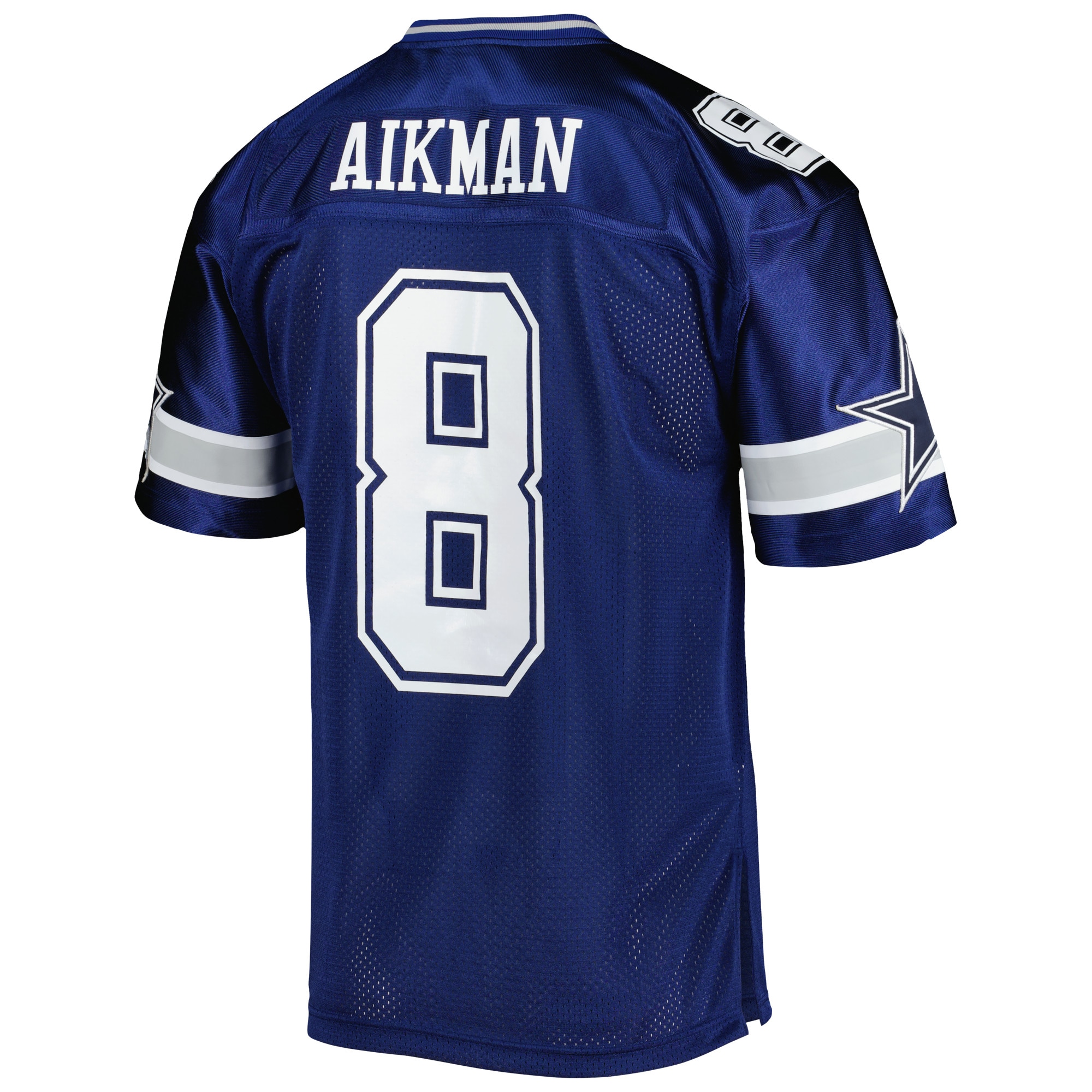 Troy Aikman Dallas Cowboys Mitchell & Ness 1996 Authentic Retired Player Jersey - Navy - vstockx