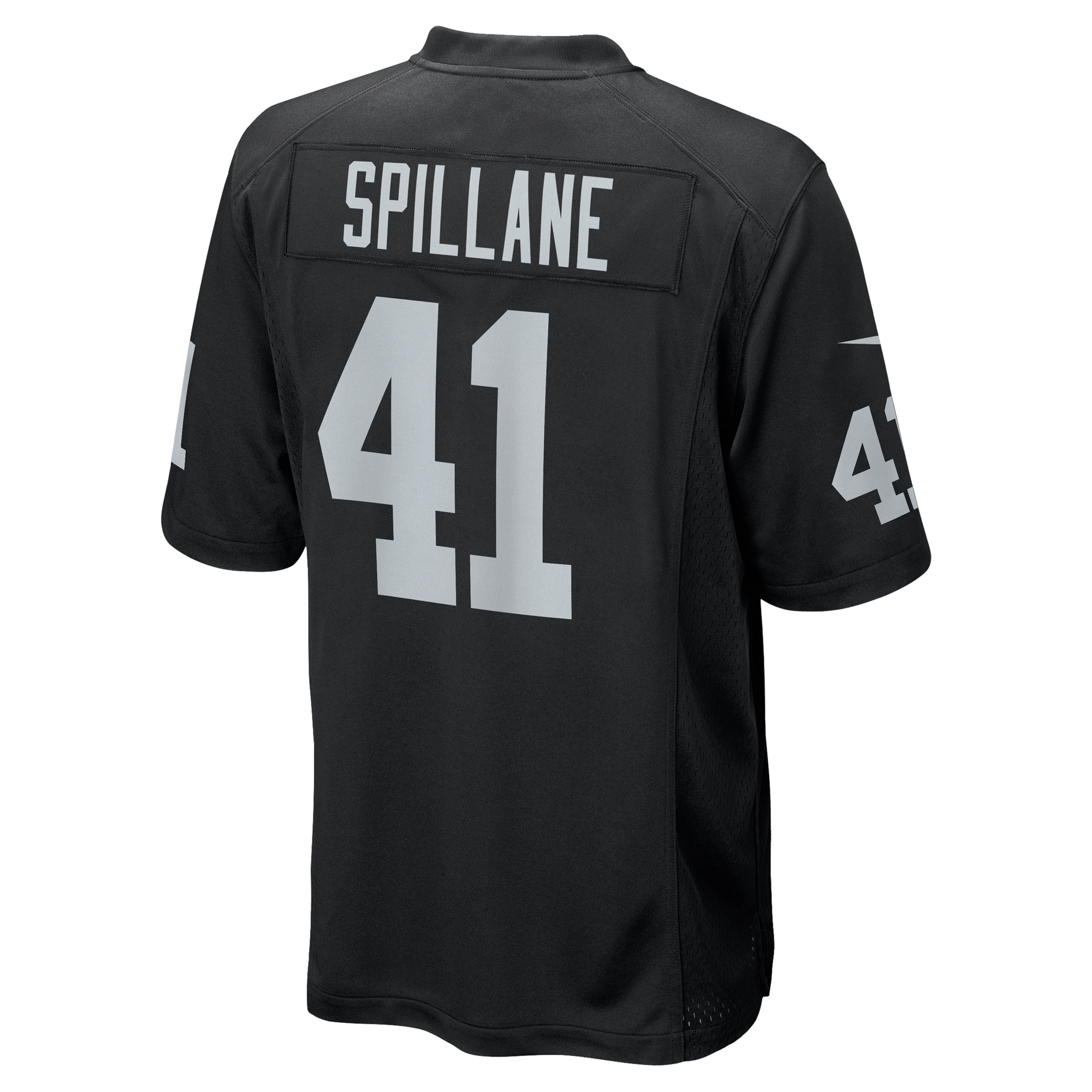 Robert Spillane Las Vegas Raiders Nike Game Player Jersey - Black - vstockx