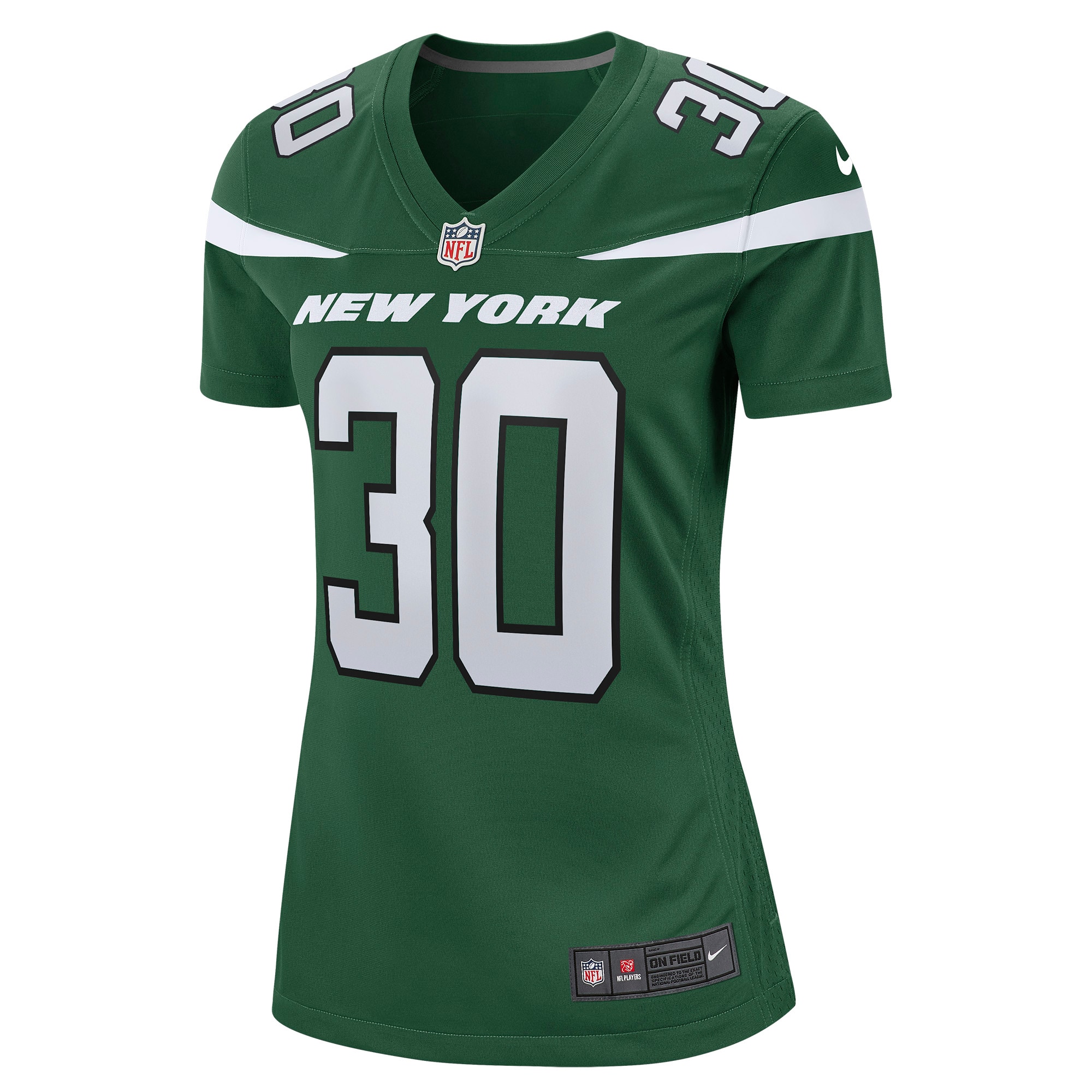 Michael Carter II New York Jets Nike Women's Game Jersey - Gotham Green - vstockx