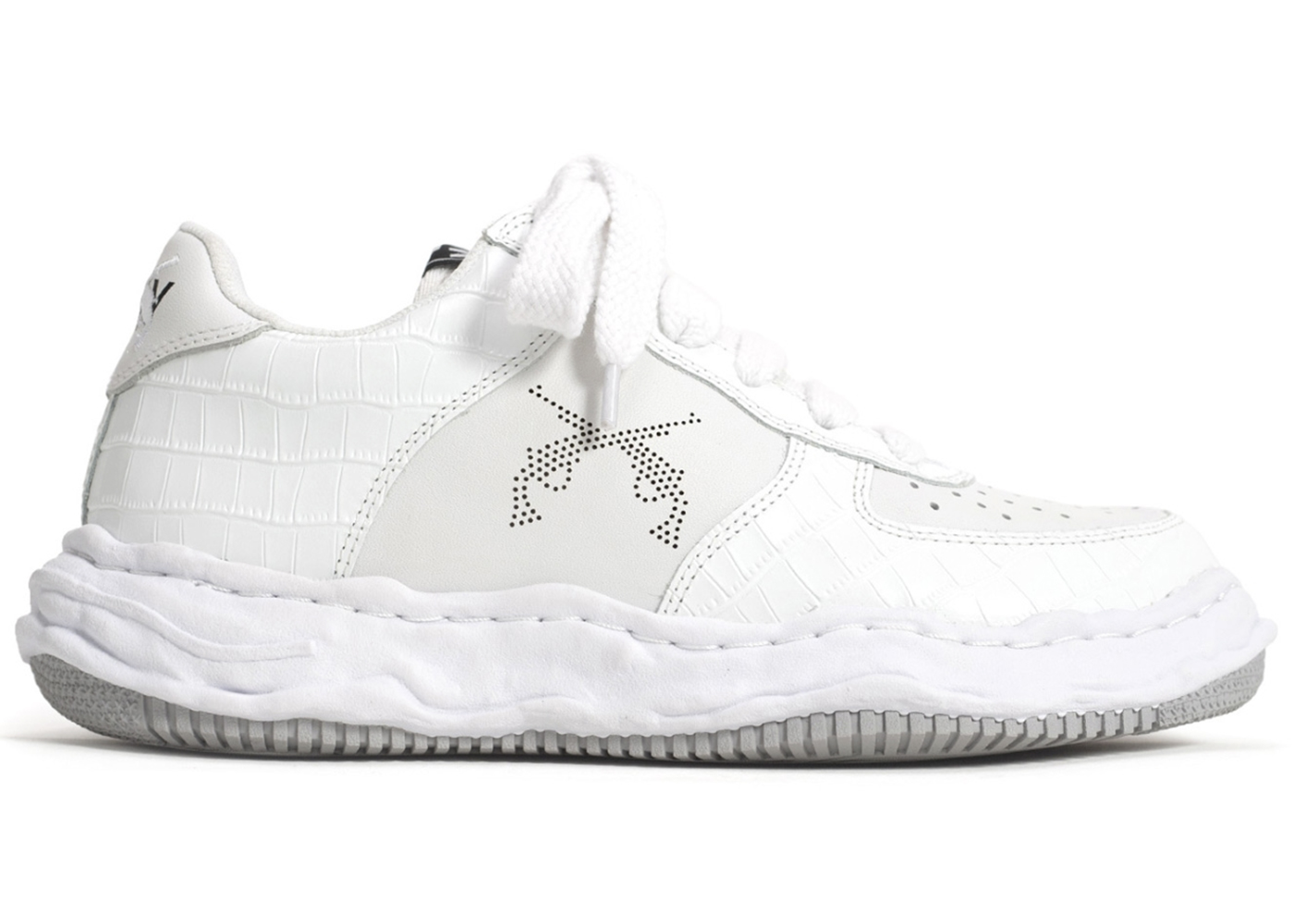 Maison Mihara Yasuhiro Wayne OG Sole Leather Low Roarguns White - vstockx