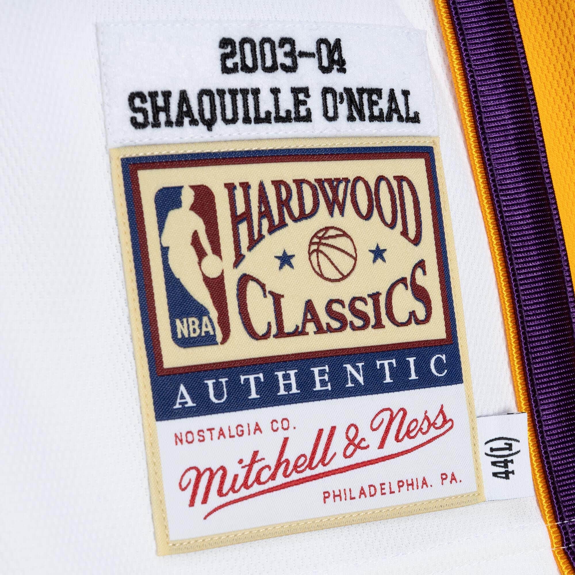 Authentic Shaquille O'Neal Los Angeles Lakers 2003-04 Jersey - vstockx