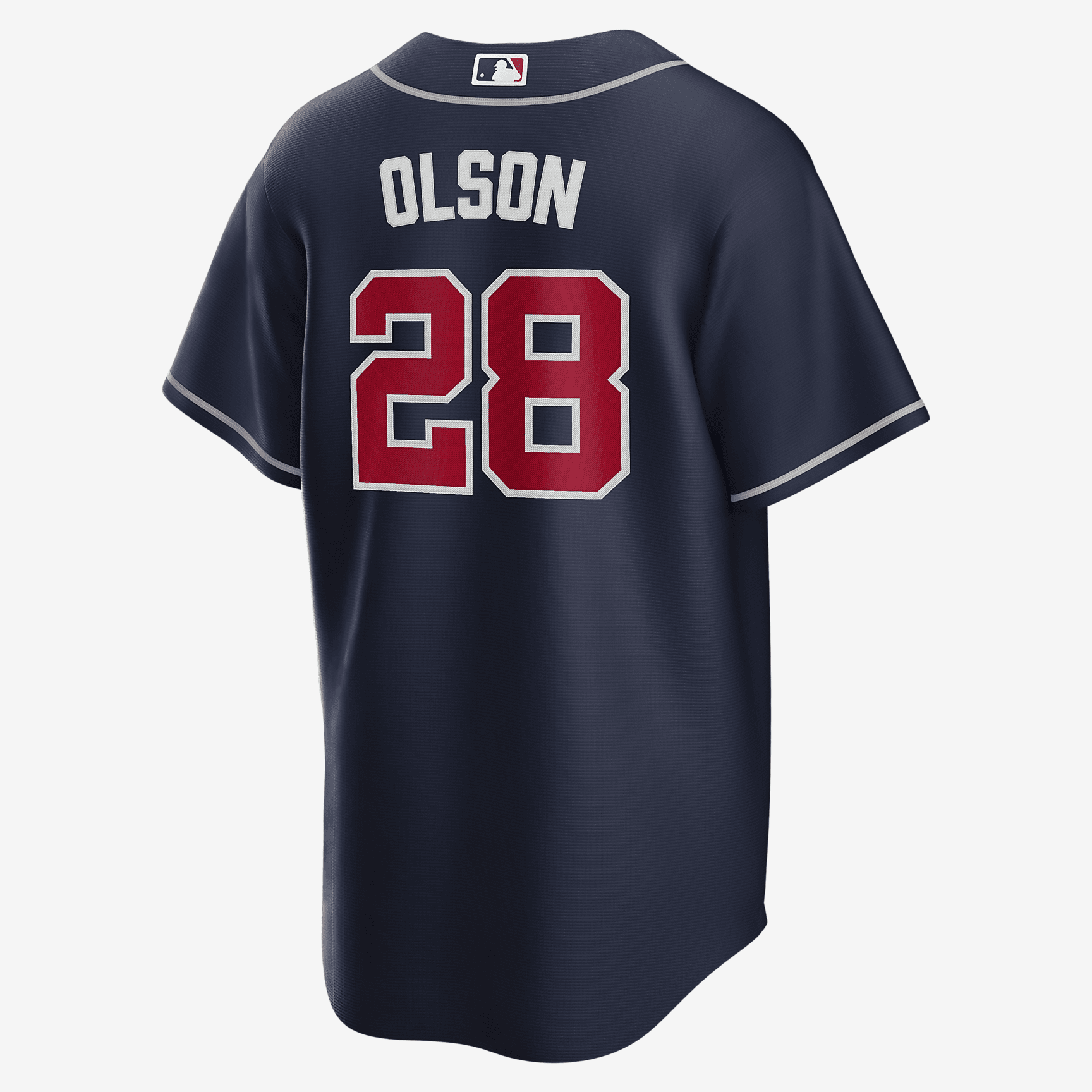 MLB Atlanta Braves (Matt Olson) Men's Replica Baseball Jersey - Navy - vstockx