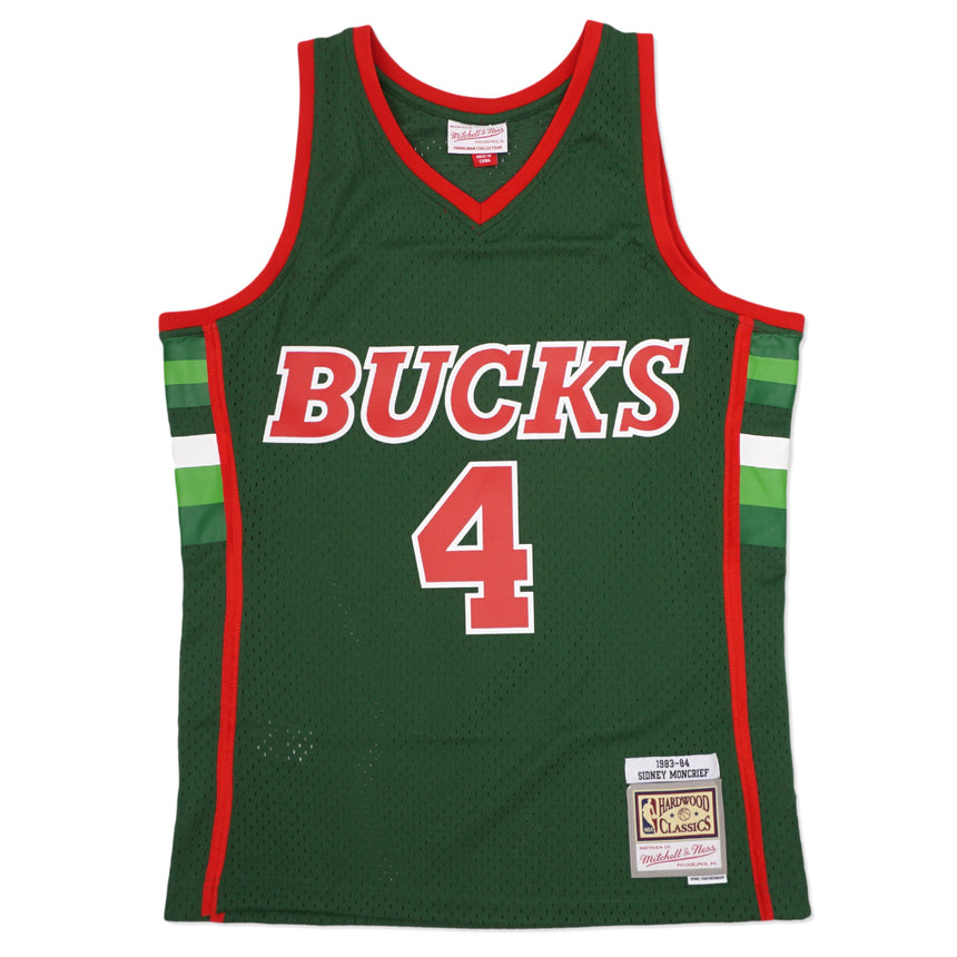 Men's Milwaukee Bucks Jack Sikma Mitchell & Ness White 1988-89 Hardwood Classics Swingman Jersey - vstockx