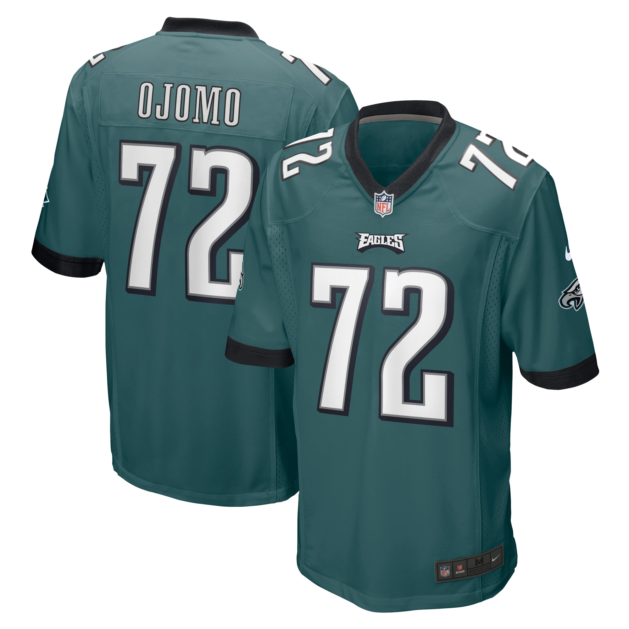 Moro Ojomo Philadelphia Eagles Nike Team Game Jersey - Midnight Green - vstockx