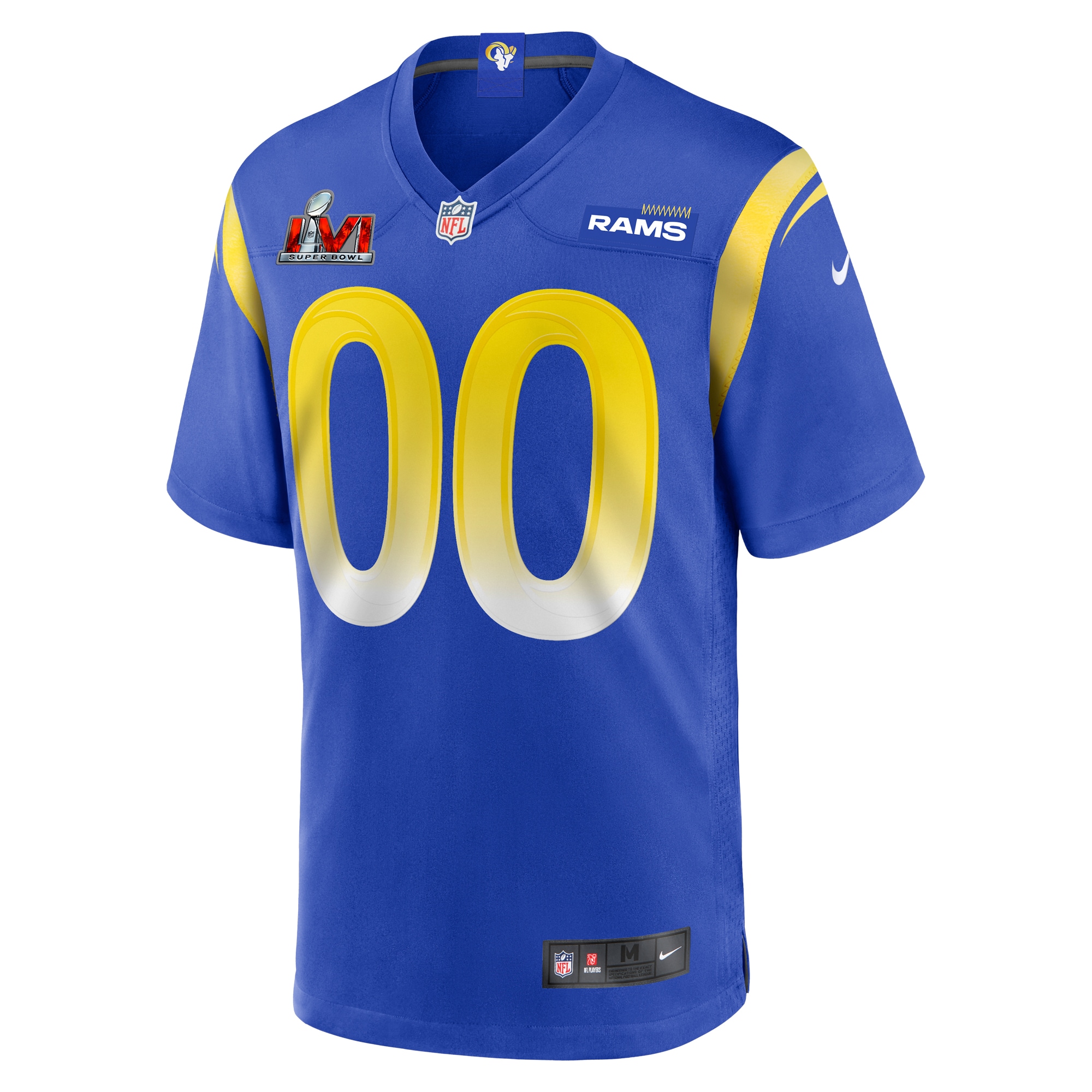 Los Angeles Rams Nike Super Bowl LVI Game Custom Jersey - Royal - vstockx