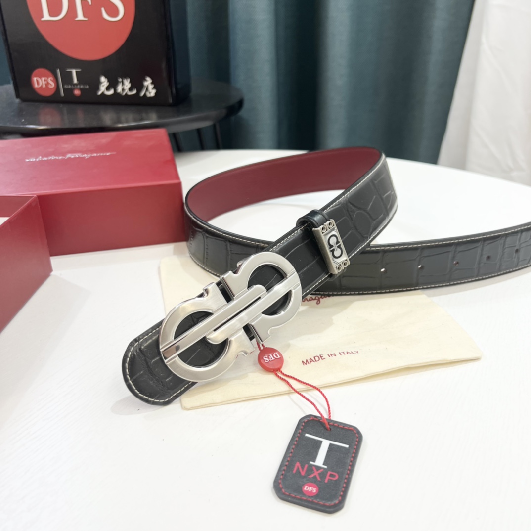 Streetwear Belt Ferragamo 319572 size:3.5cm - vstockx