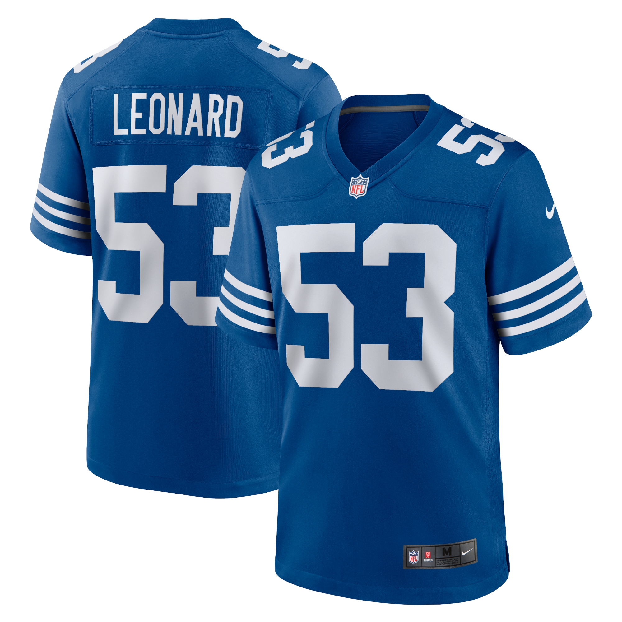 Shaquille Leonard Indianapolis Colts Nike Alternate Game Jersey - Royal - vstockx