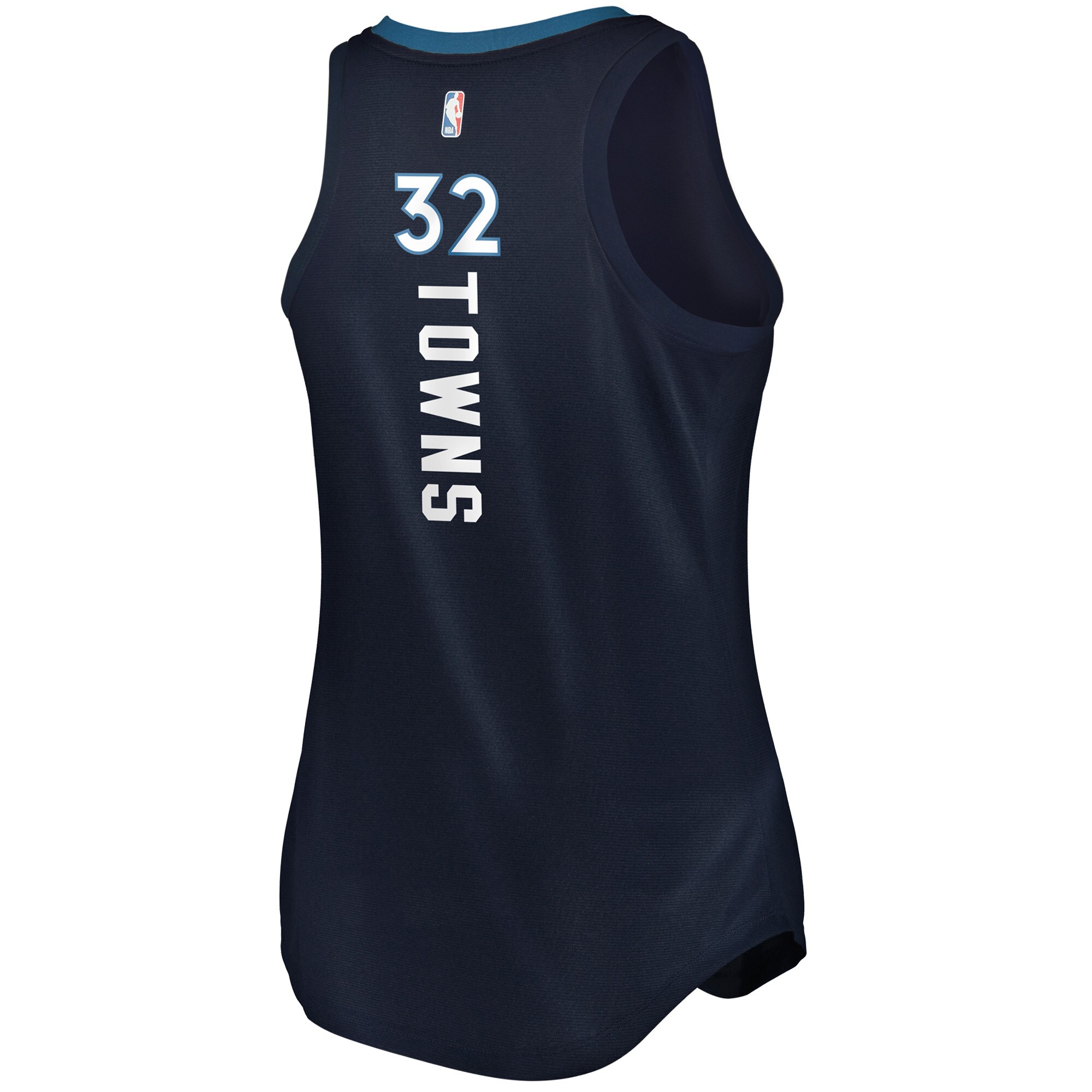Karl-Anthony Towns Minnesota Timberwolves Fanatics Branded Women's Fast Break Tank Jersey - Icon Edition - Navy - vstockx