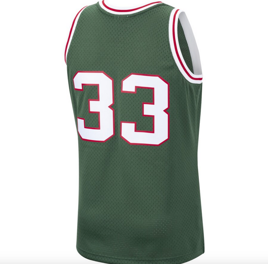 Men's Milwaukee Bucks Jack Sikma Mitchell & Ness White 1988-89 Hardwood Classics Swingman Jersey - vstockx
