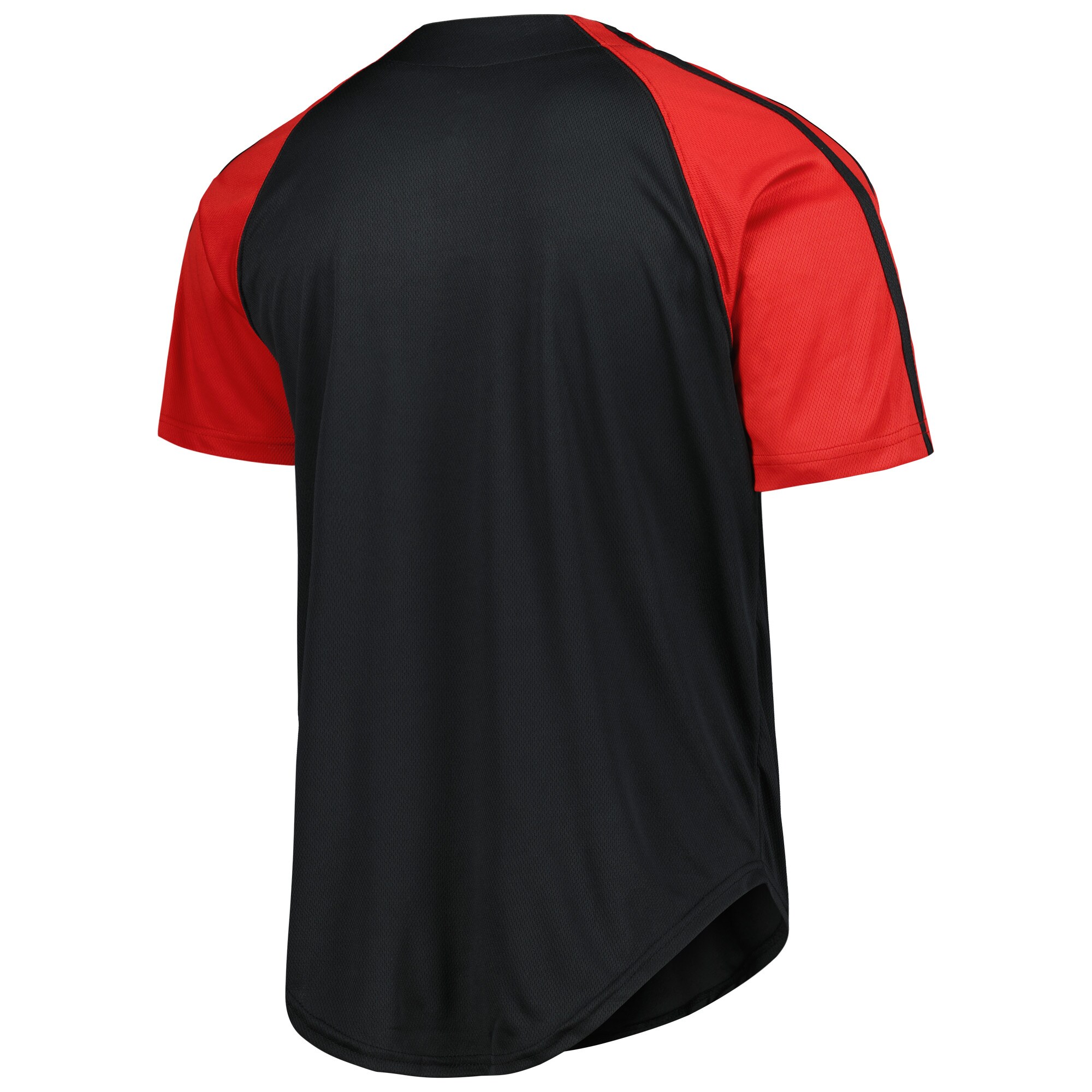Arizona Diamondbacks Stitches Team Button-Down Raglan Replica Jersey - Red - vstockx