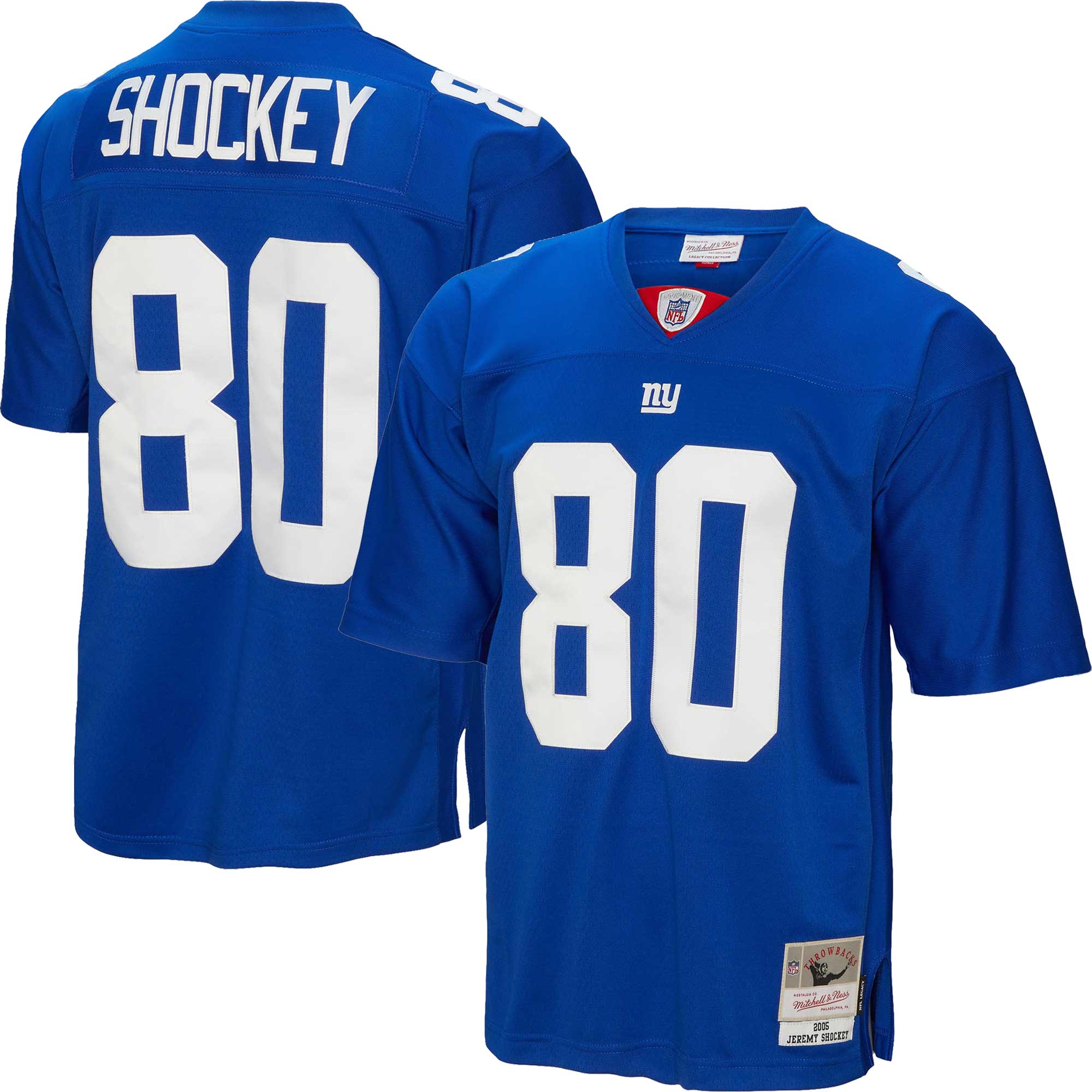 Jeremy Shockey New York Giants Mitchell & Ness Legacy Replica Jersey - Royal - vstockx