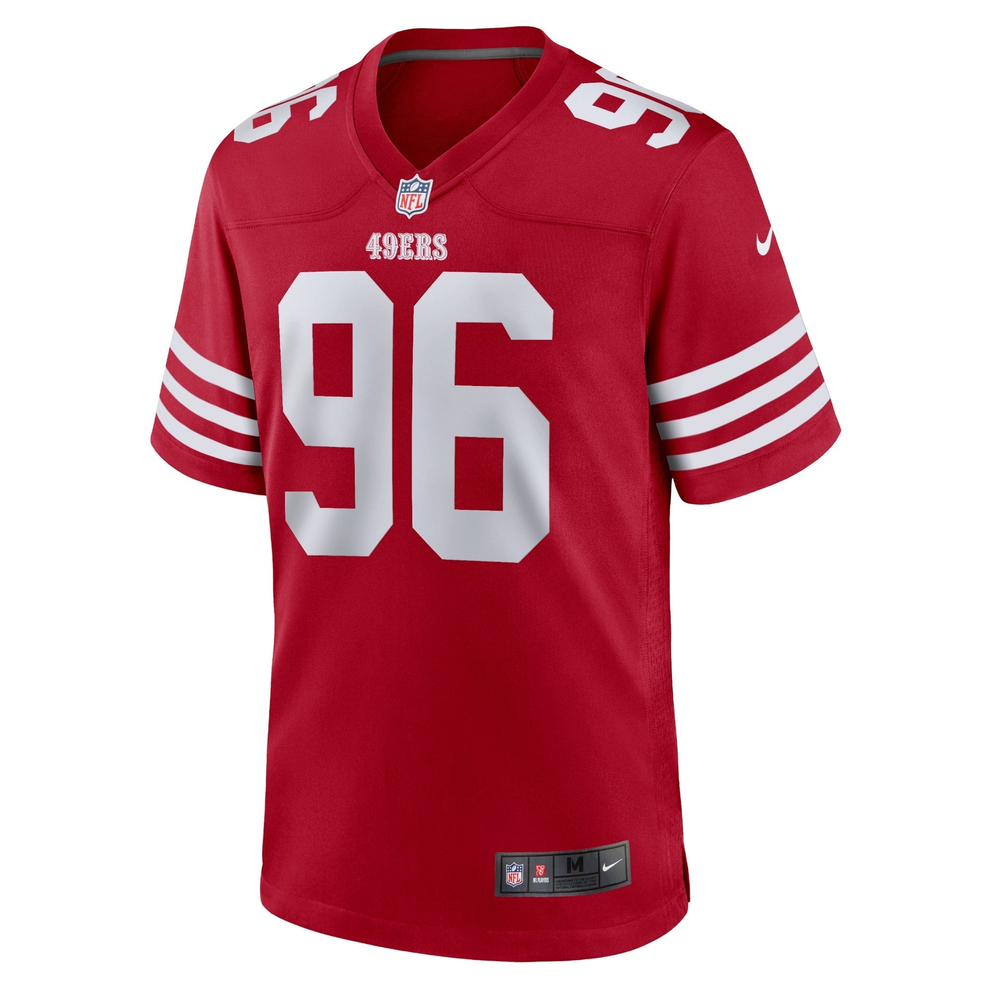 Men's Nike T.Y. McGill Scarlet San Francisco 49ers Home Game Player Jersey - vstockx