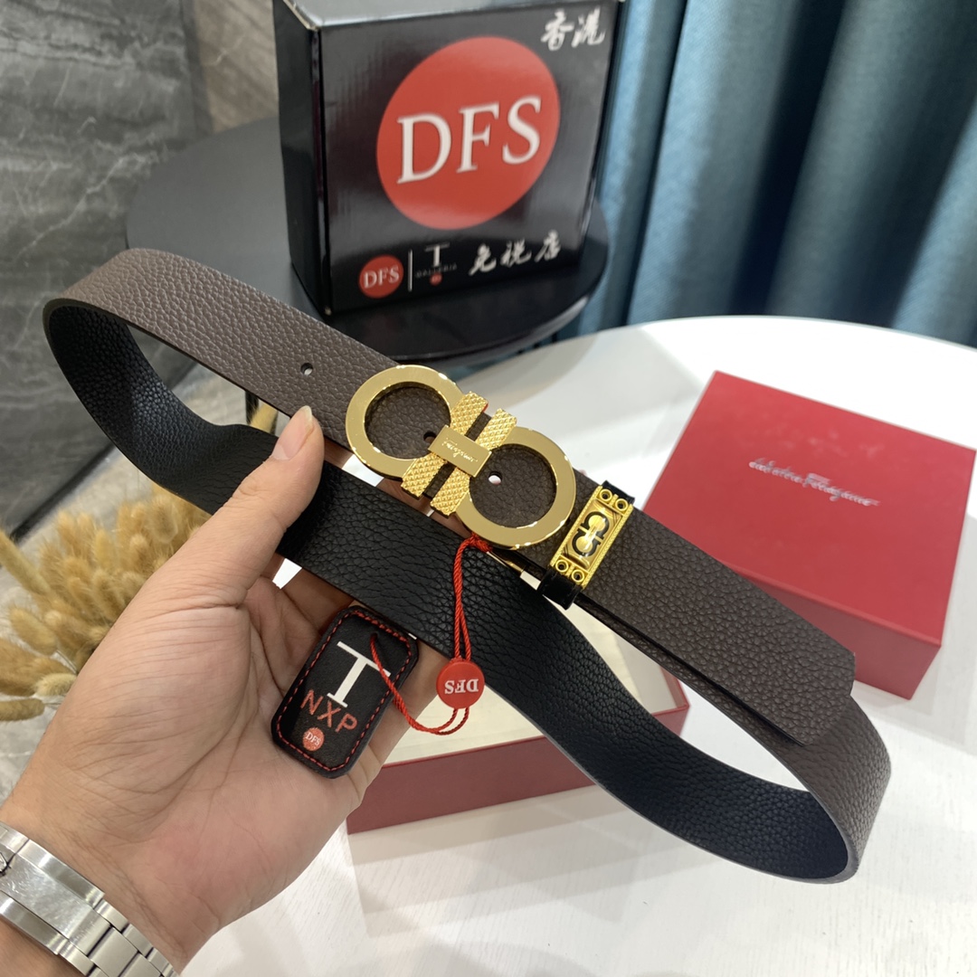 Streetwear Belt Ferragamo 319596 size:3.5cm - vstockx