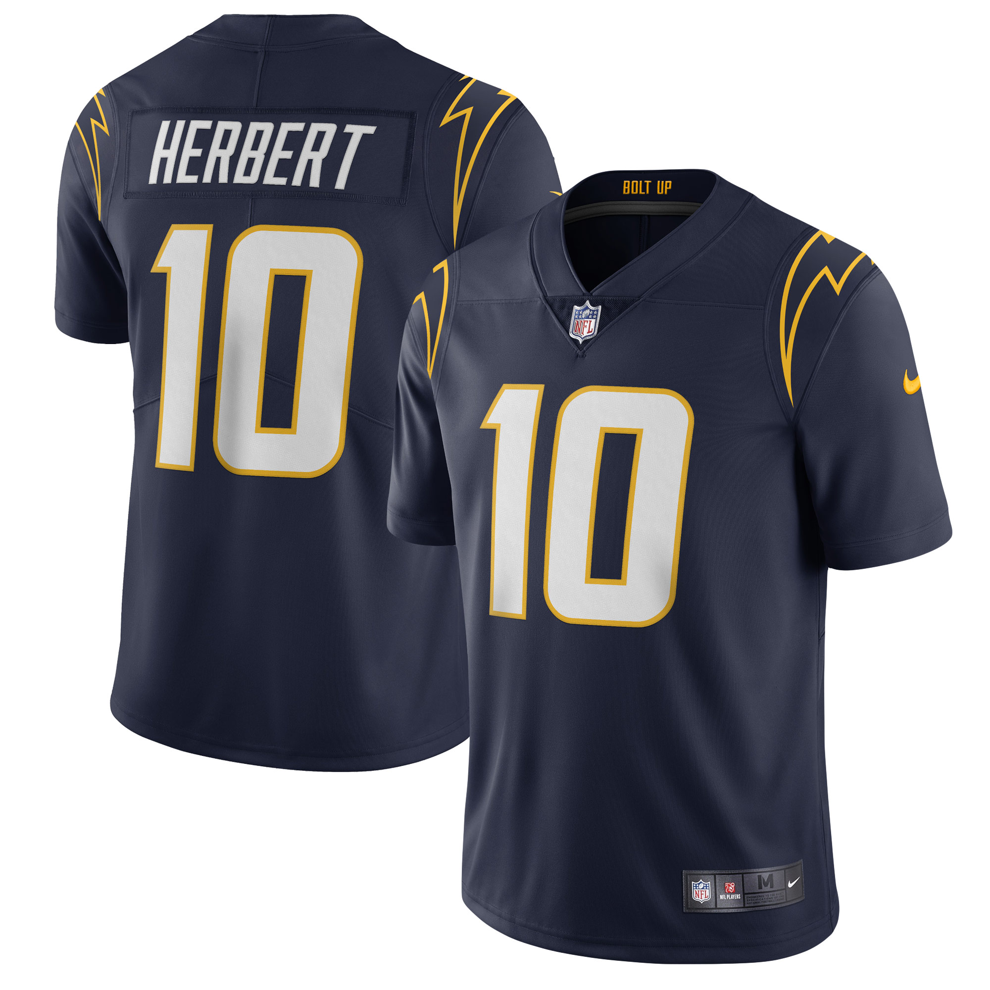 Justin Herbert Los Angeles Chargers Nike Vapor Limited Jersey - Navy - vstockx