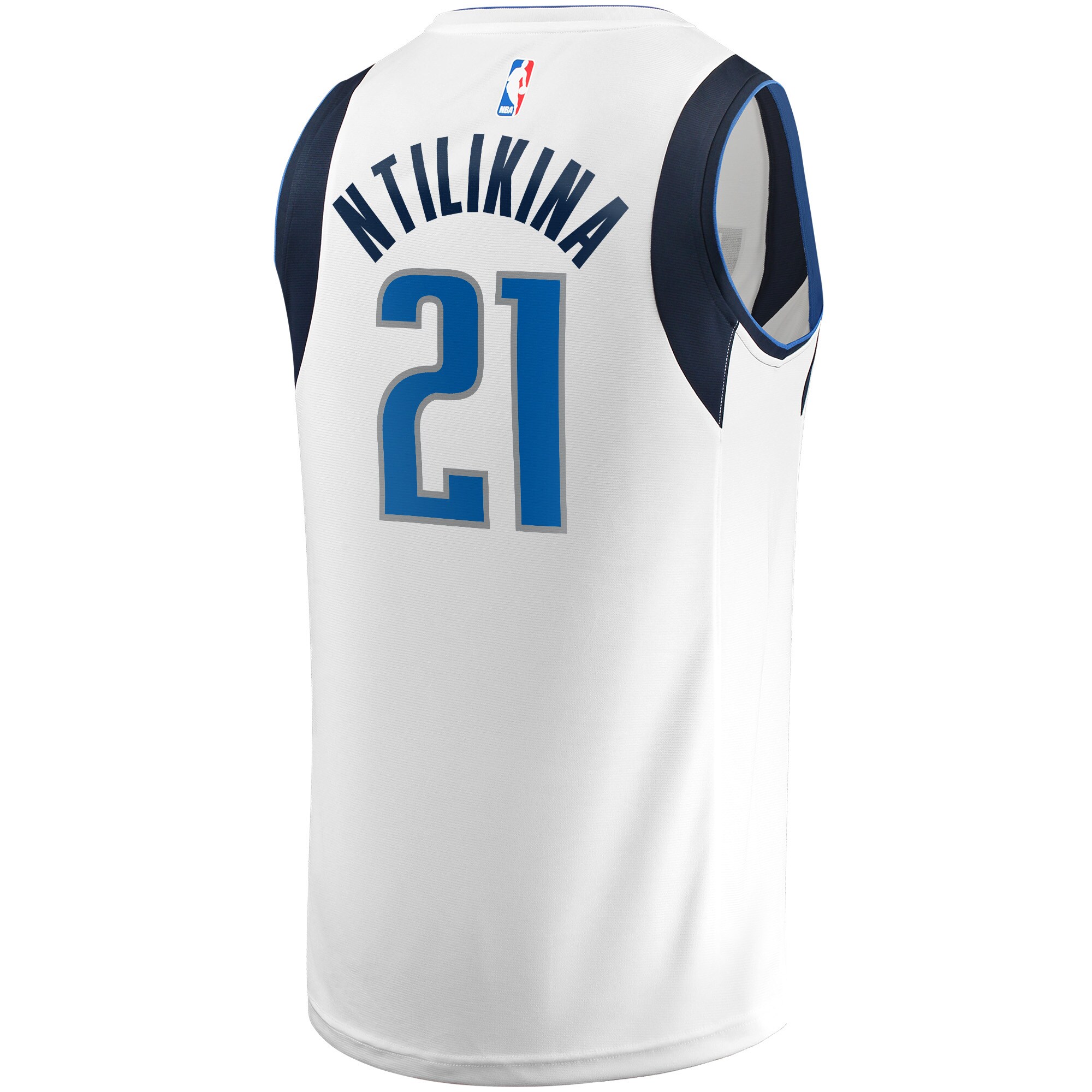 Frank Ntilikina Dallas Mavericks Fanatics Branded Fast Break Player Jersey - Association Edition - White - vstockx