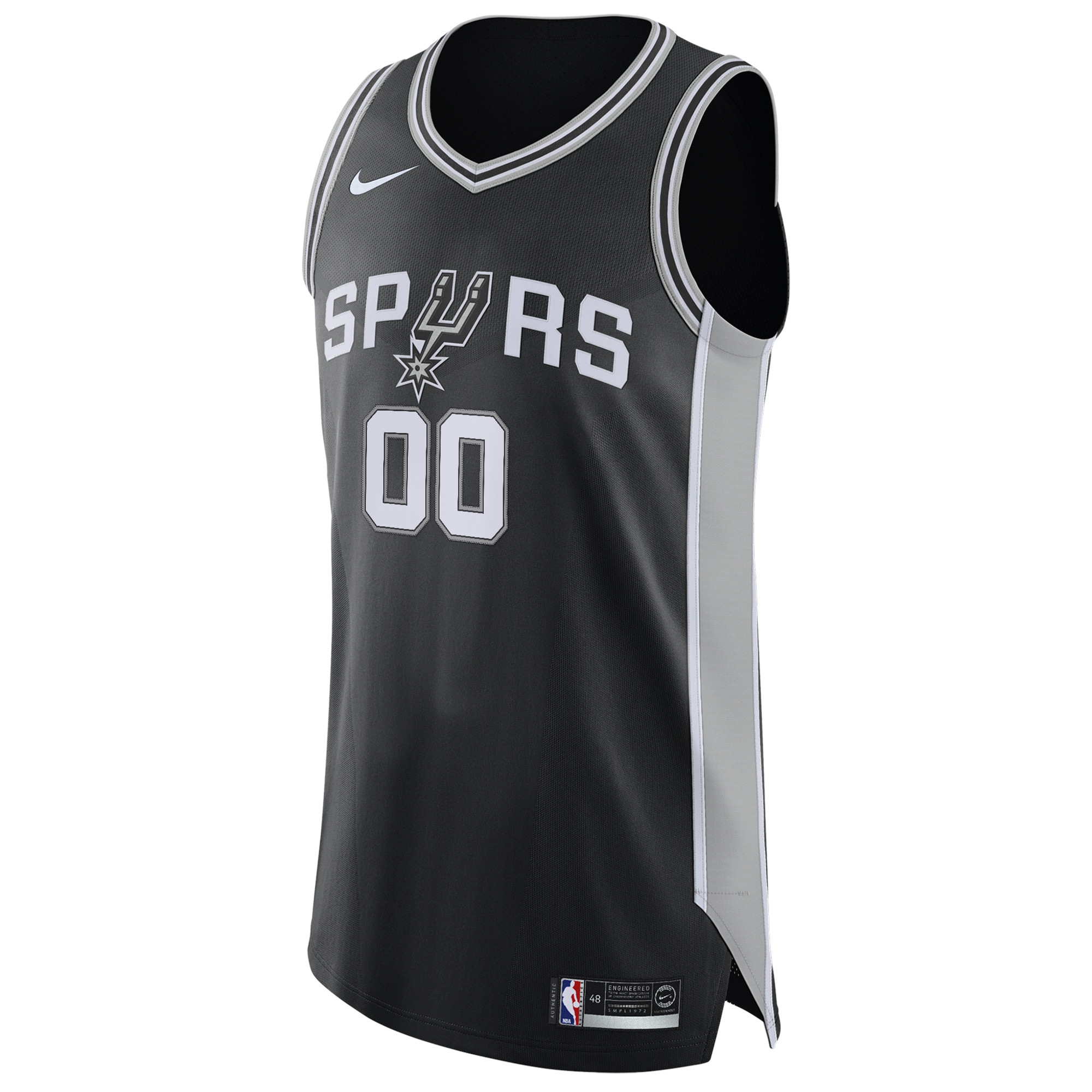 San Antonio Spurs Nike Authentic Custom Jersey Black - Icon Edition - vstockx